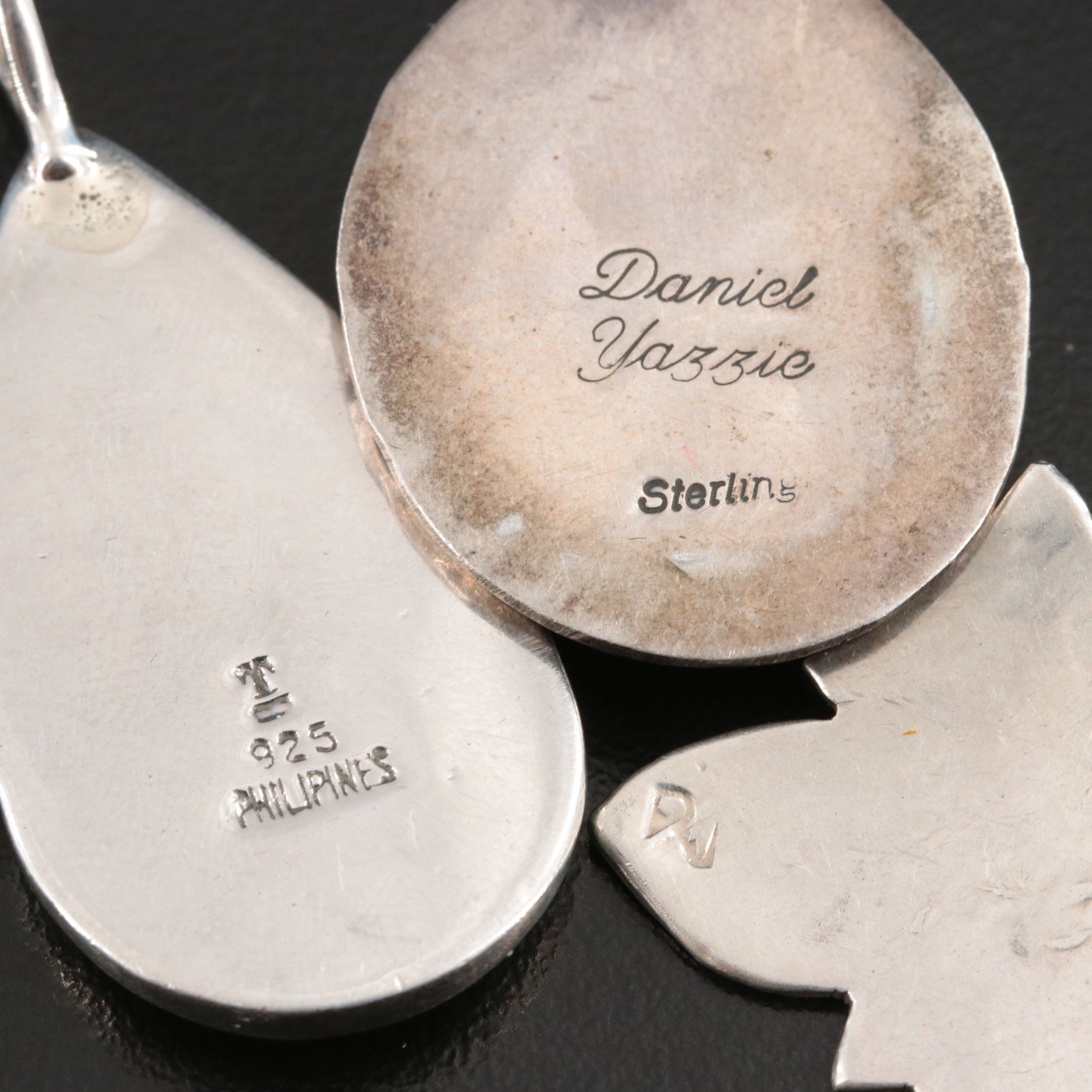 Southwestern Sterling and Brooch Collection Including Signed