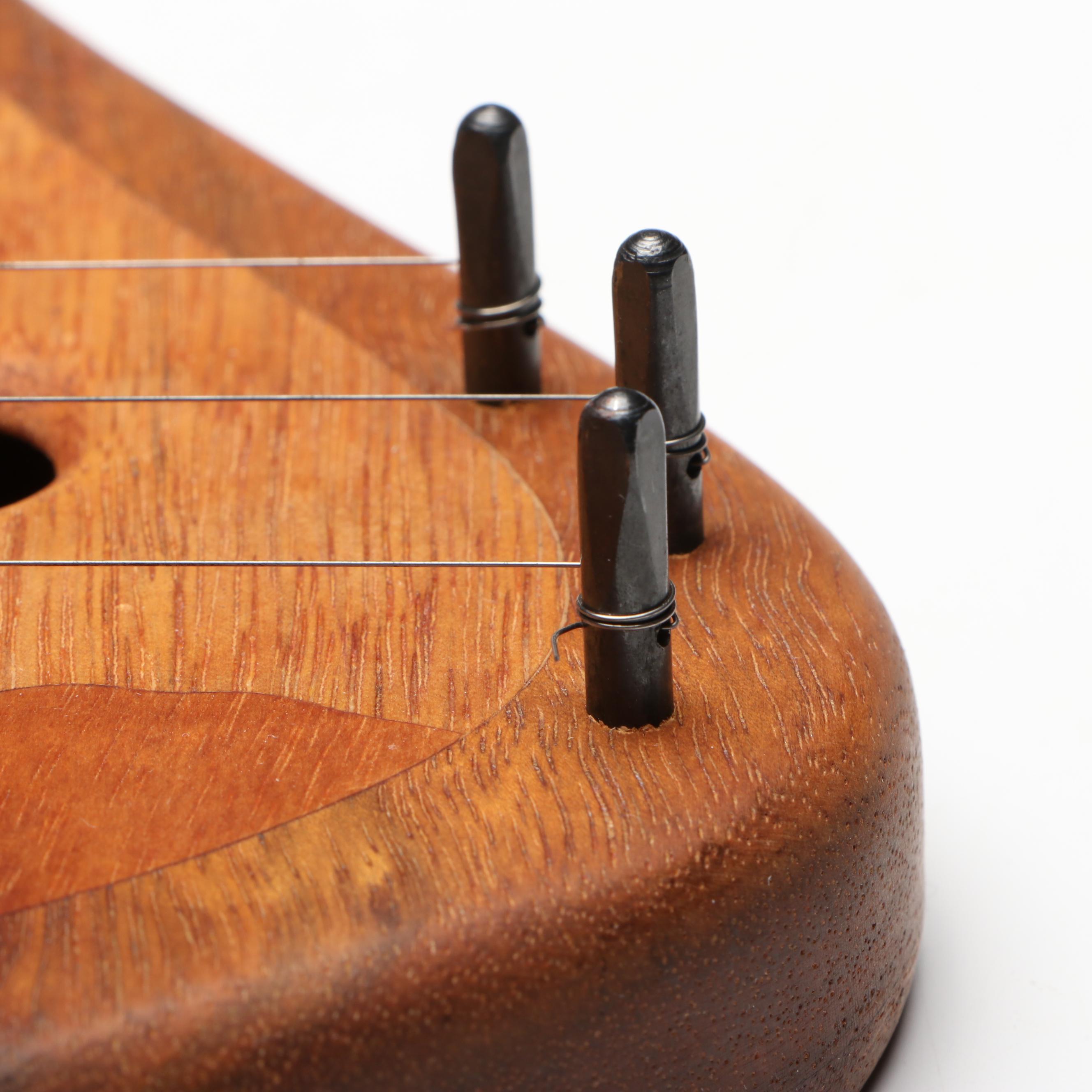 Inlaid Wood Door Harp