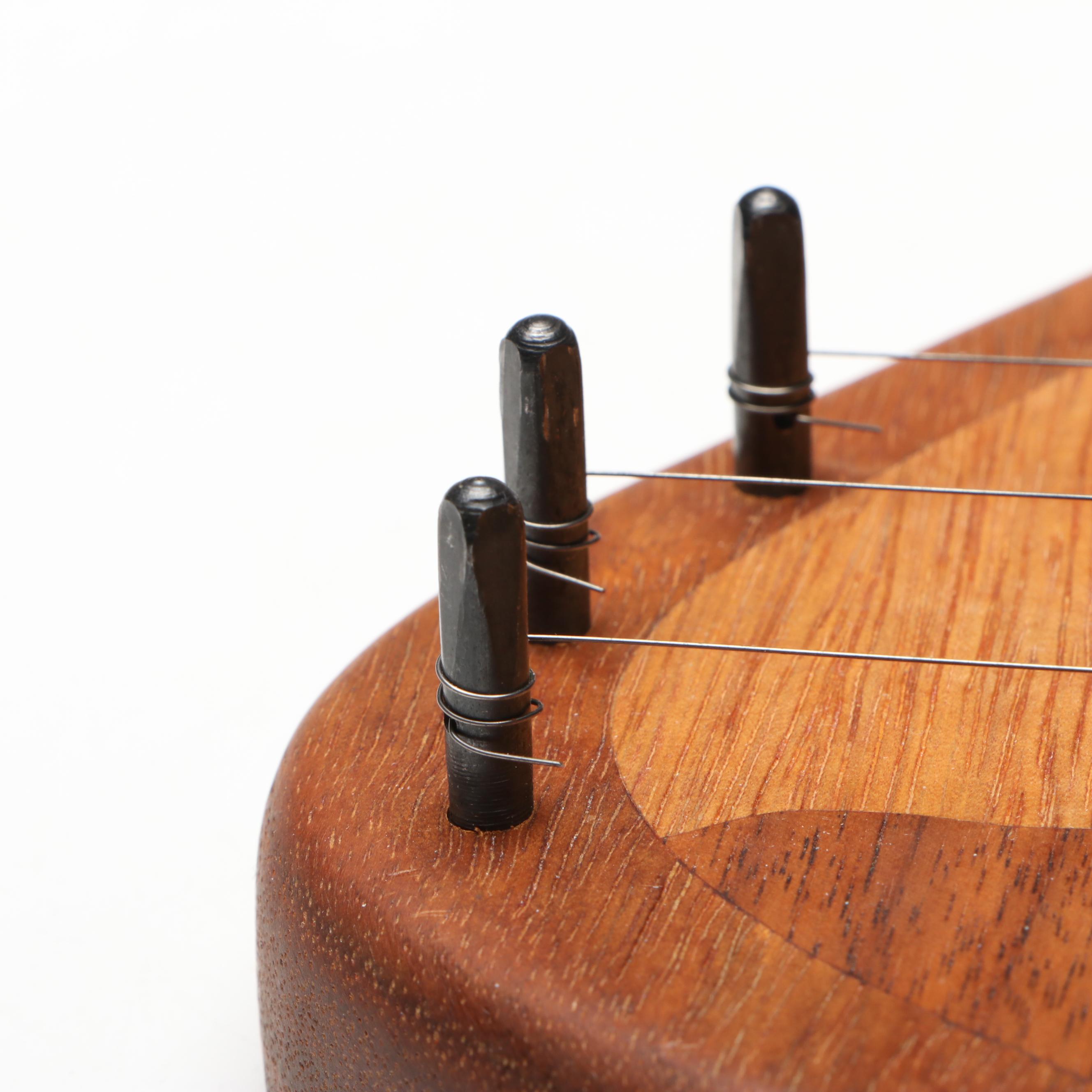 Inlaid Wood Door Harp