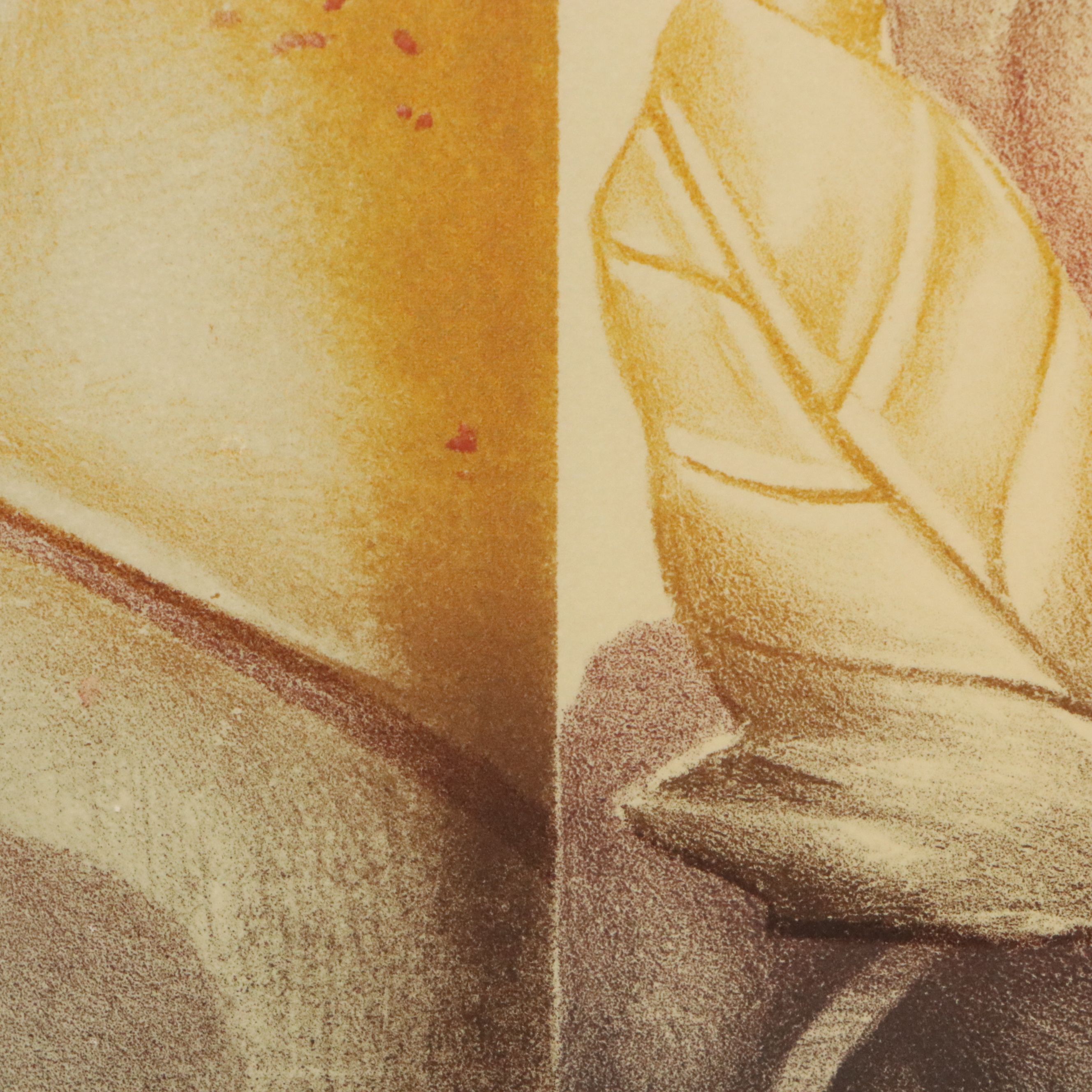 J. Lazaro Rodriguez Lithograph "Folleje Organico," Late 20th Century