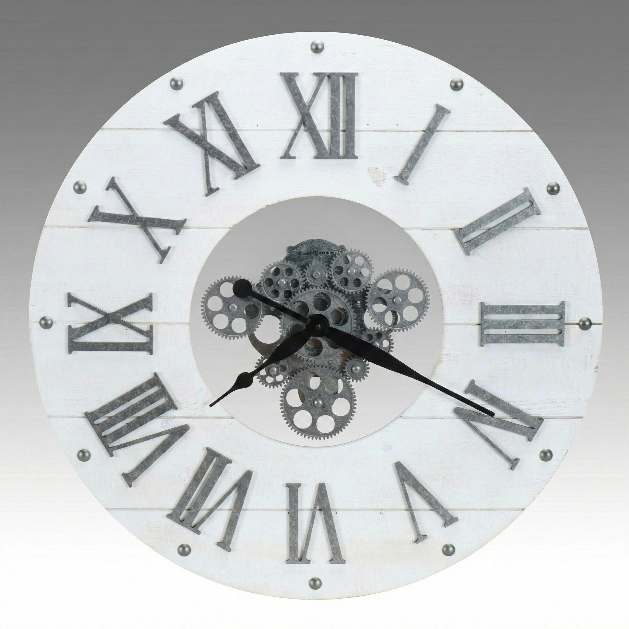 Howard Miller Farmhouse Style Wooden Wall Clock