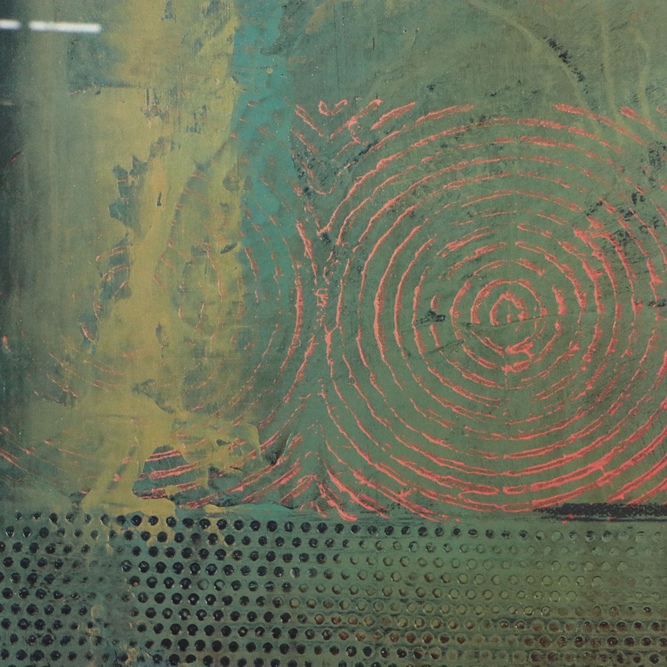 Abstract Offset Lithograph After Mike Klung "Opulent Relief I," 21st Century