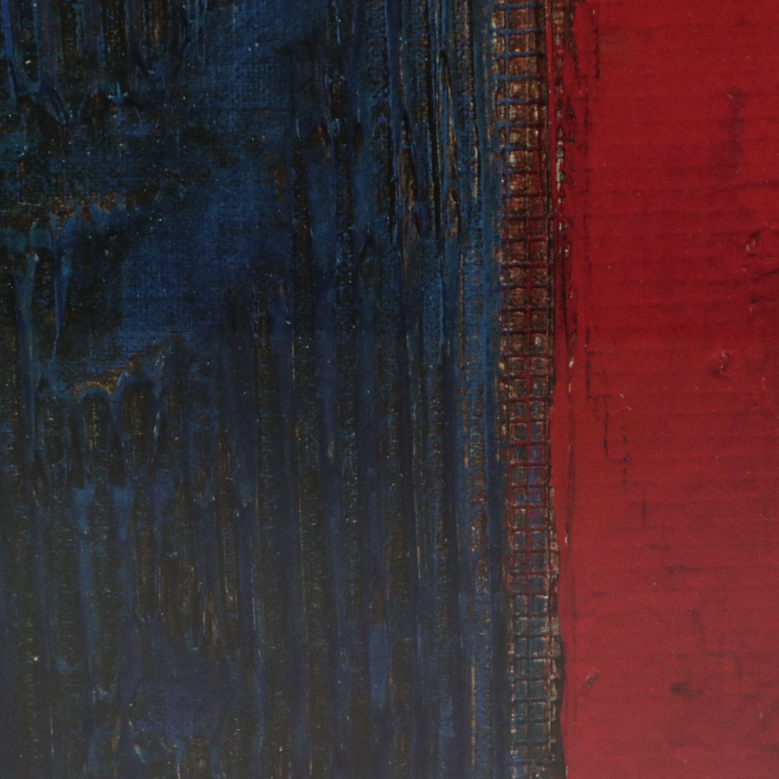 Abstract Offset Lithograph After Mike Klung "Opulent Relief I," 21st Century