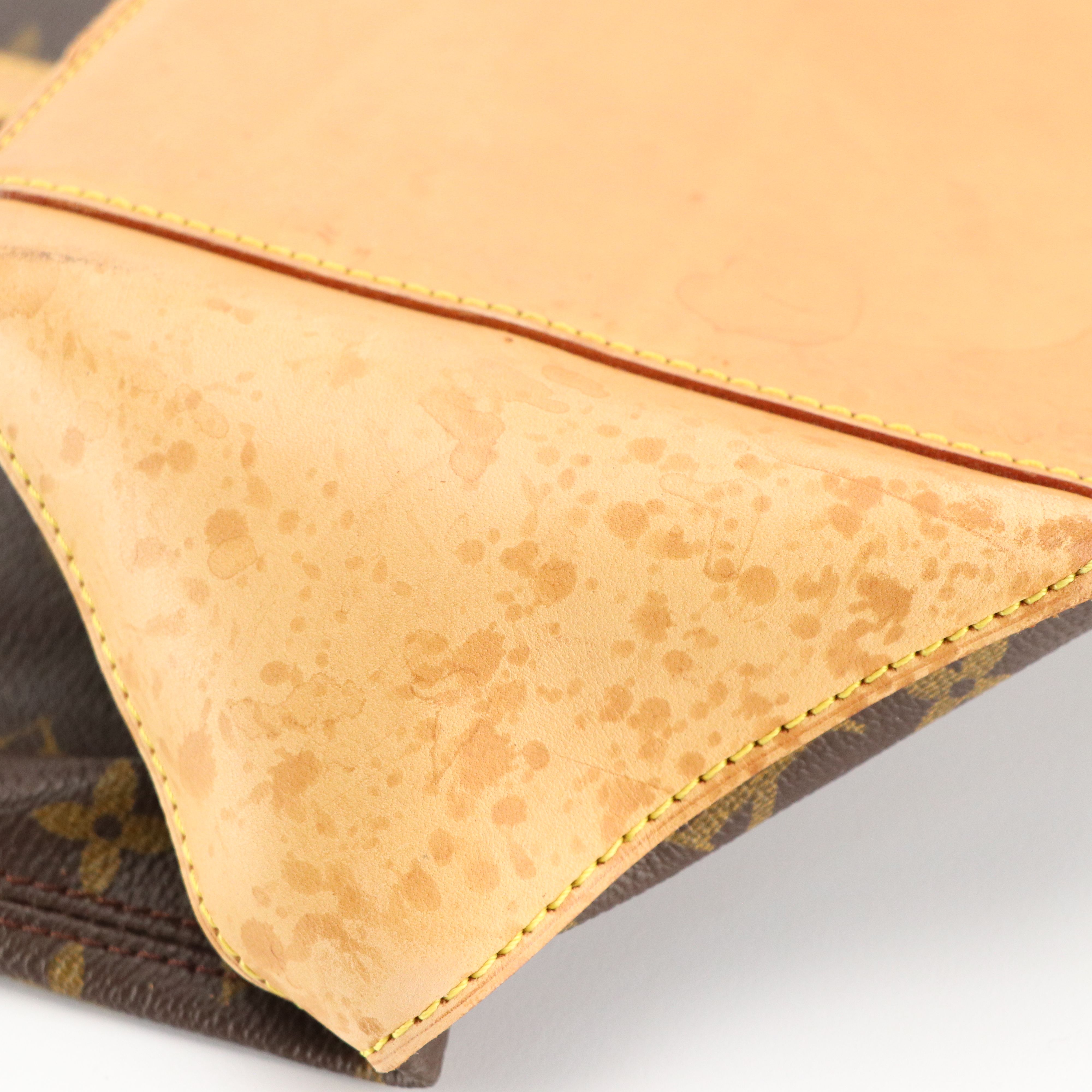 Louis Vuitton Cabas Mezzo Tote in Monogram Canvas and Vachetta Leather