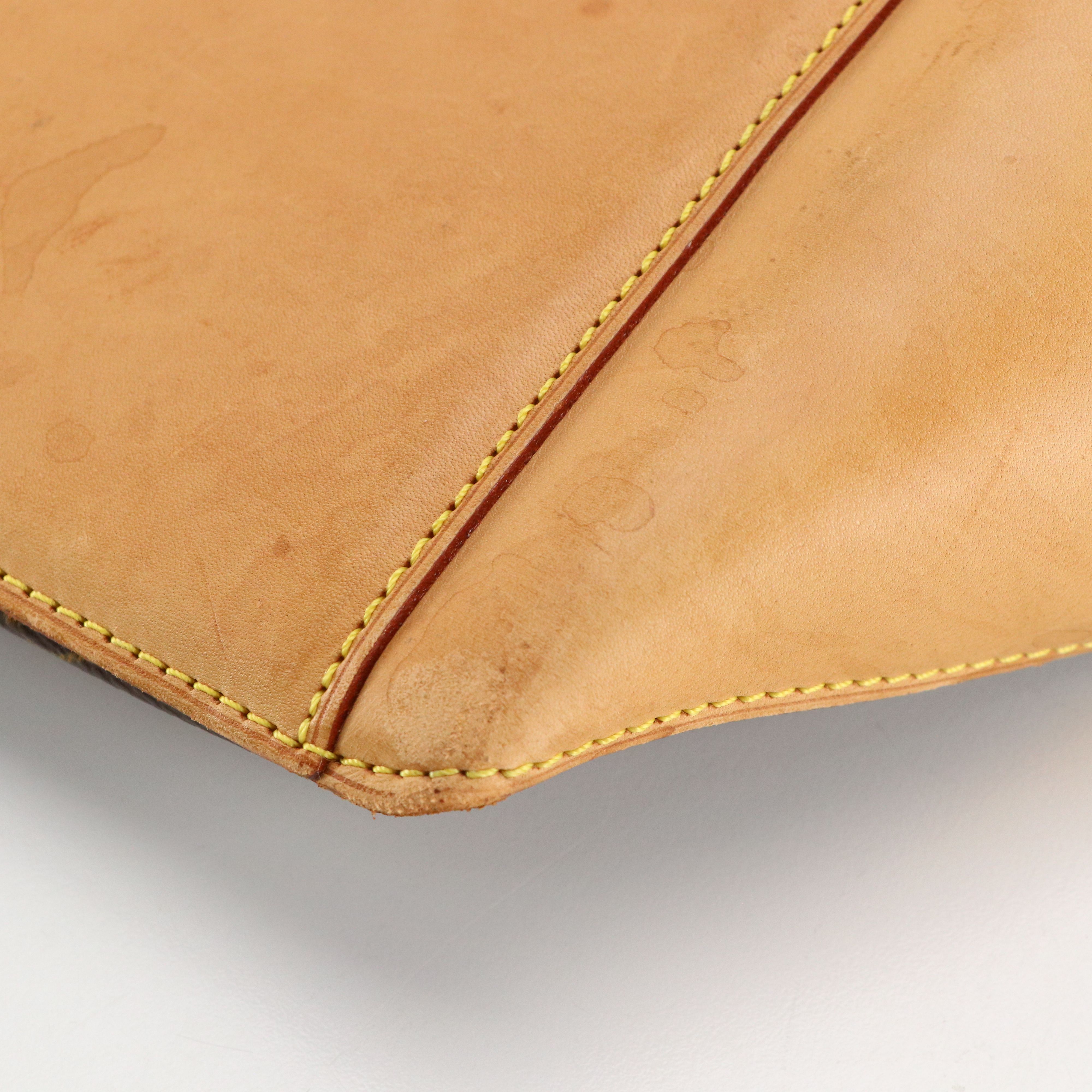 Louis Vuitton Cabas Mezzo Tote in Monogram Canvas and Vachetta Leather