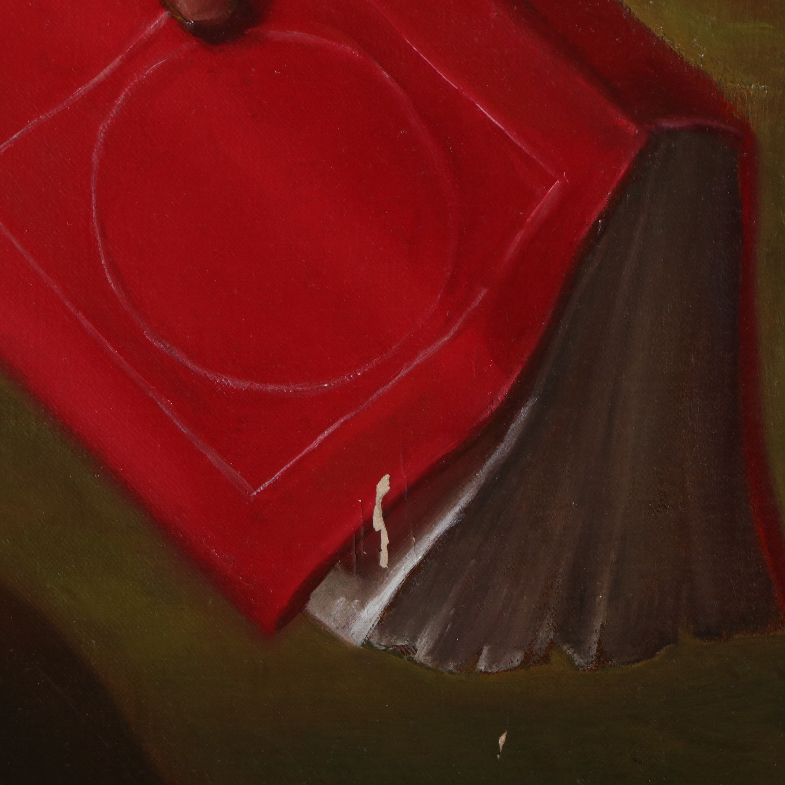 Bruno Surdo Monumental Allegorical Oil Painting of Nude Figures, 1996