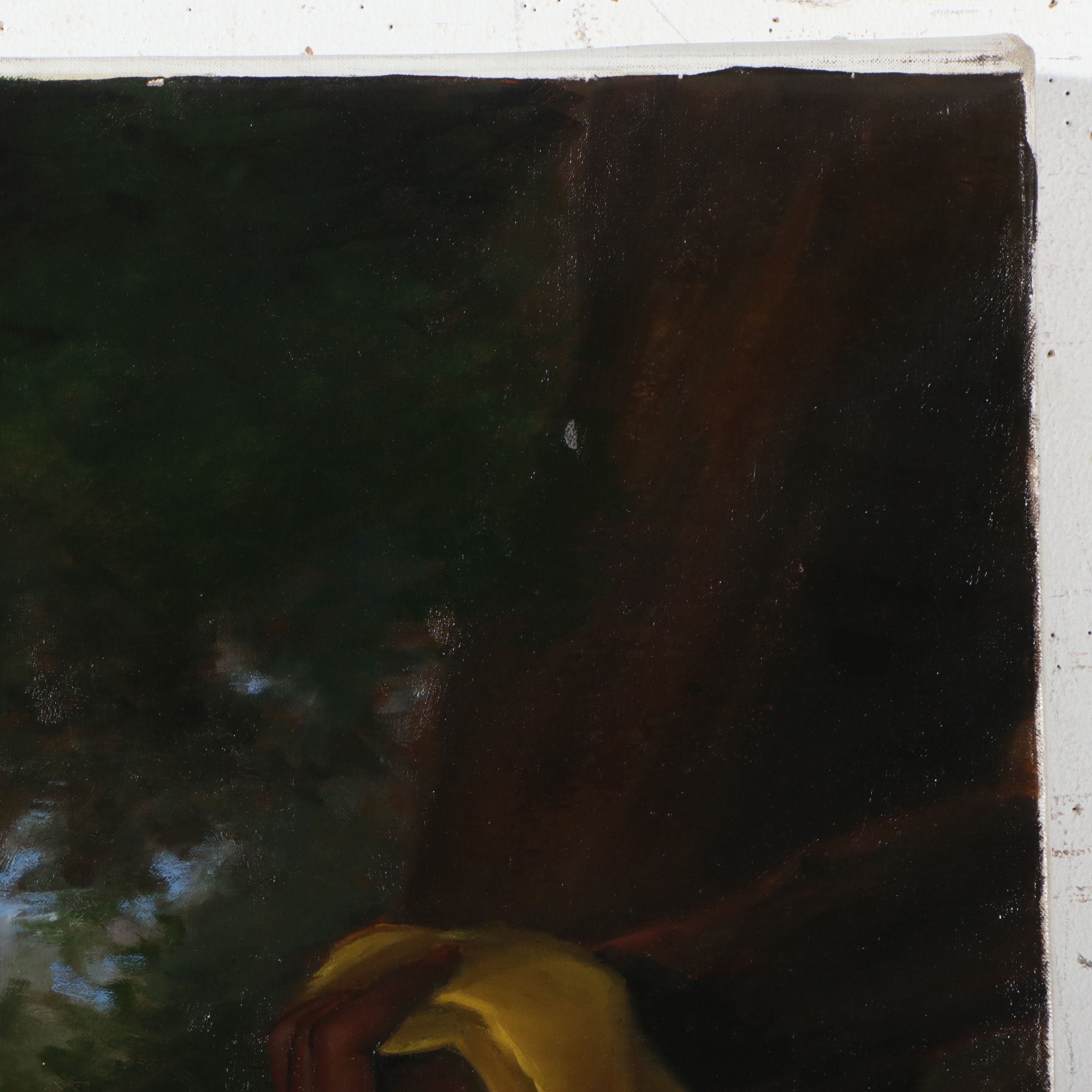 Bruno Surdo Monumental Allegorical Oil Painting of Nude Figures, 1996