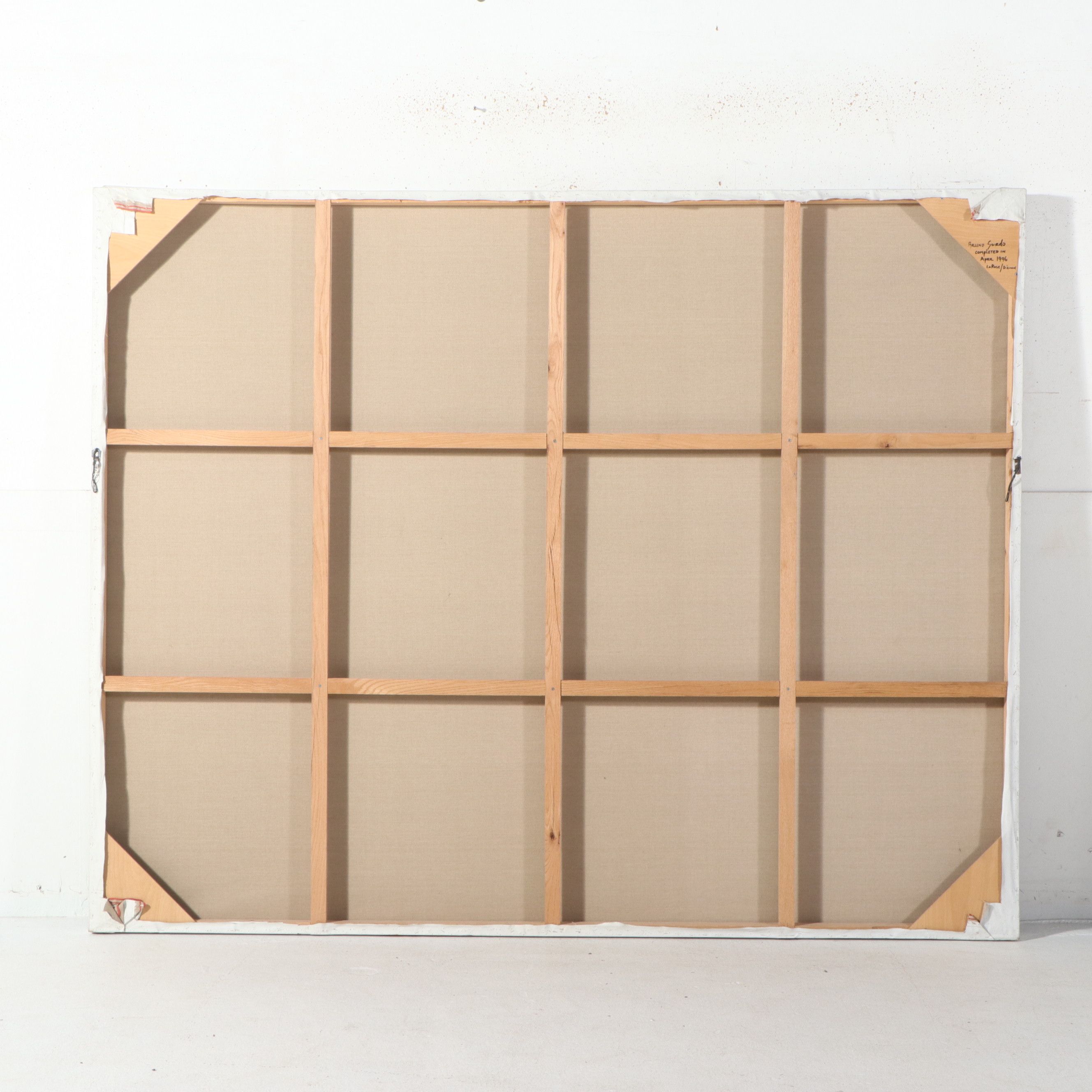 Bruno Surdo Monumental Allegorical Oil Painting of Nude Figures, 1996