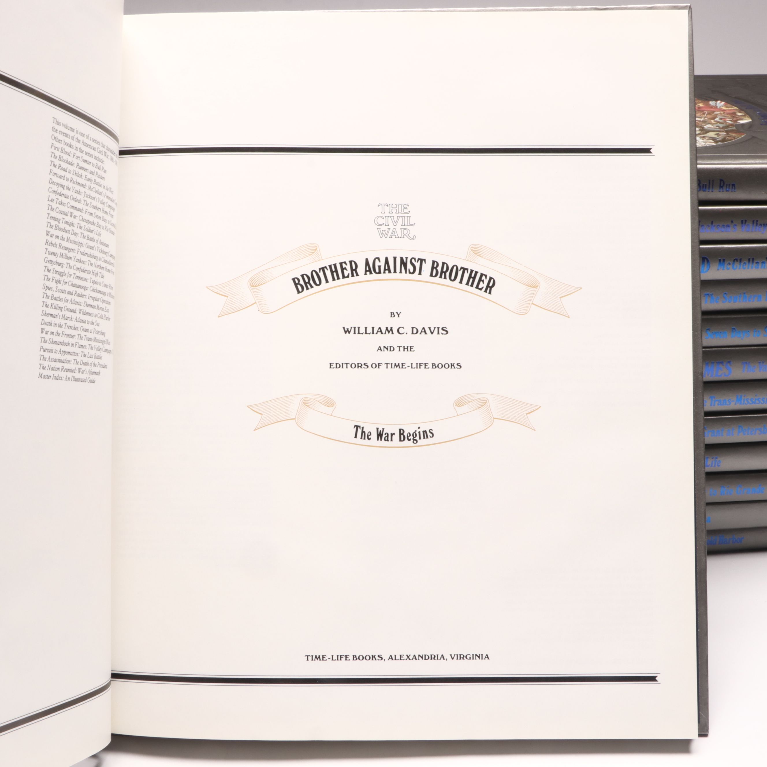 "The Civil War" Series Time-Life Books Partial Volume Set, Late 20th Century