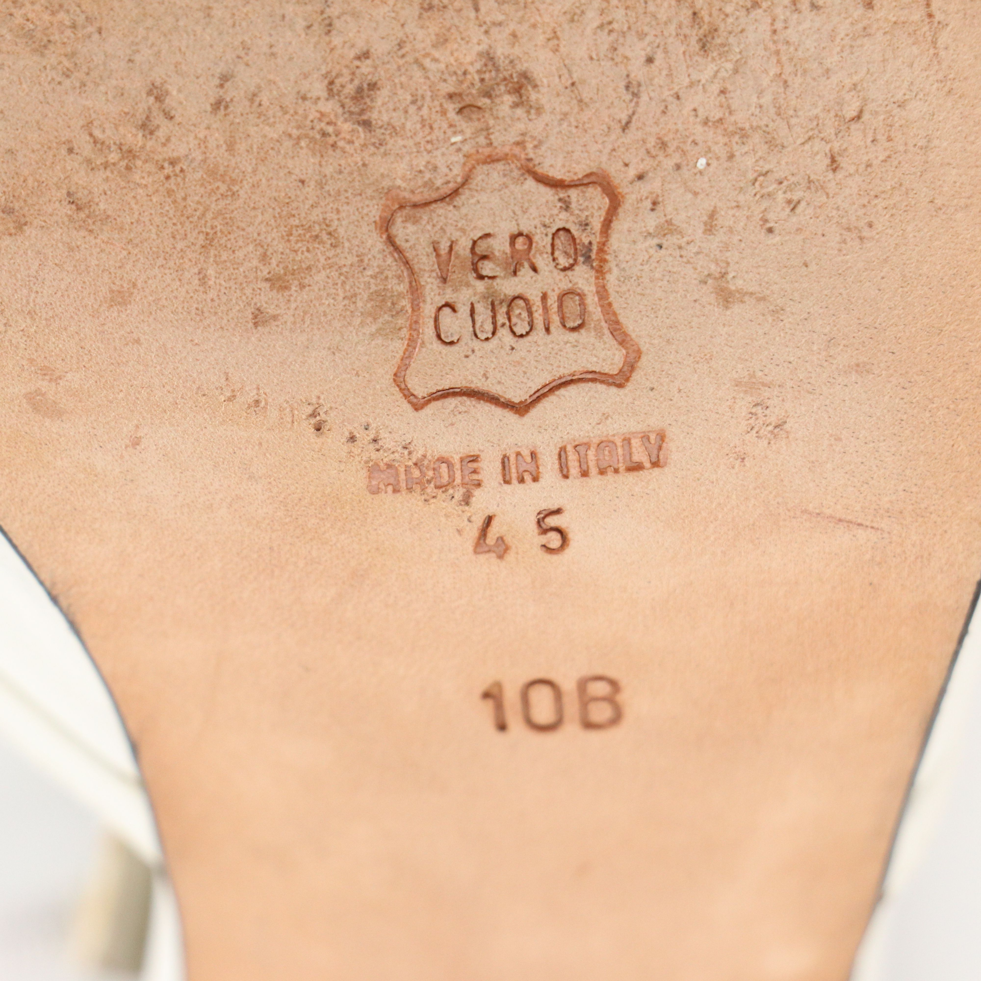 Via Spiga White Leather T-Strap and Cachola Grey leather Heels, With Box