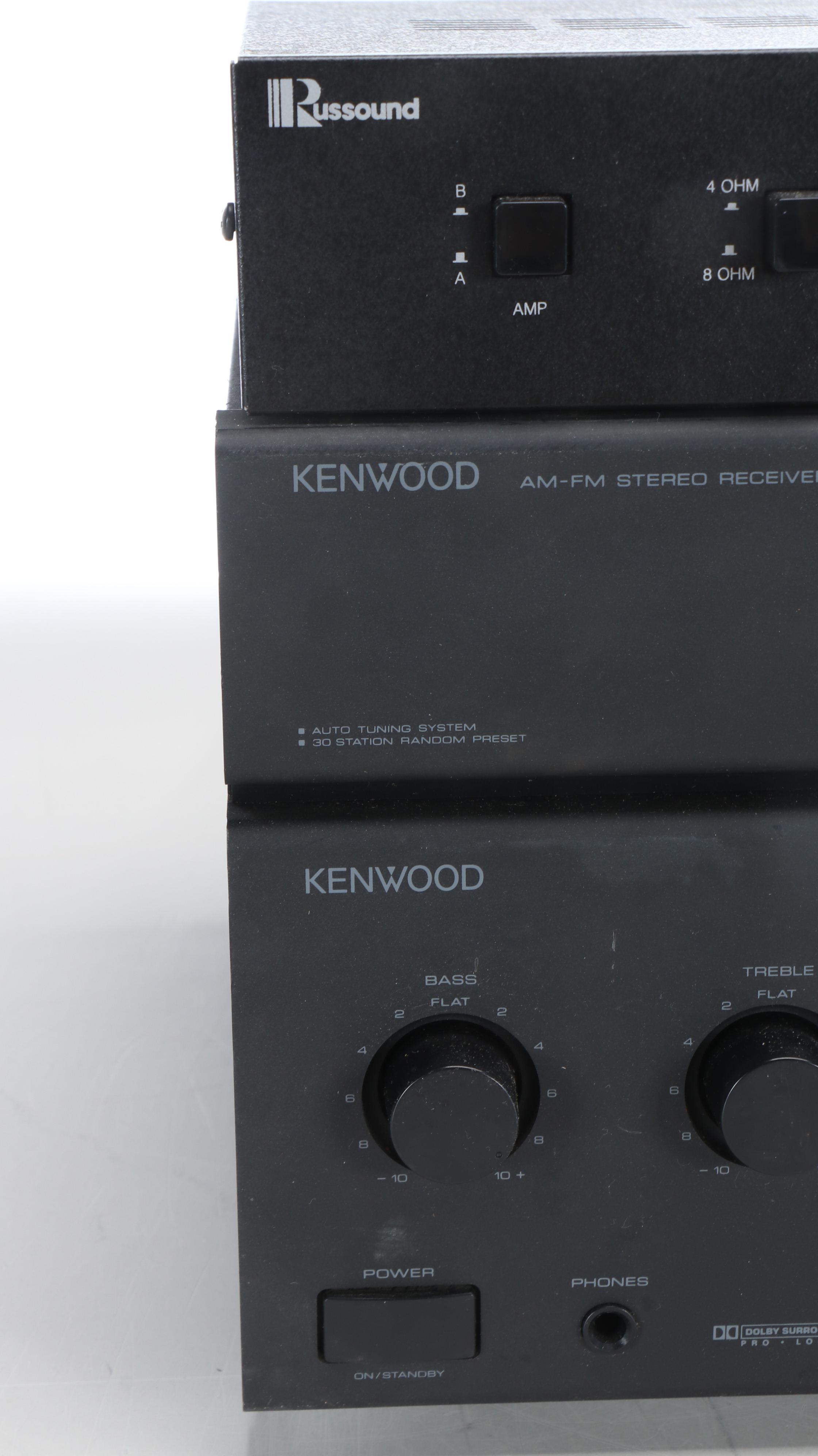 Kenwood KR-796 Stereo Receiver with Russound Speaker Selector
