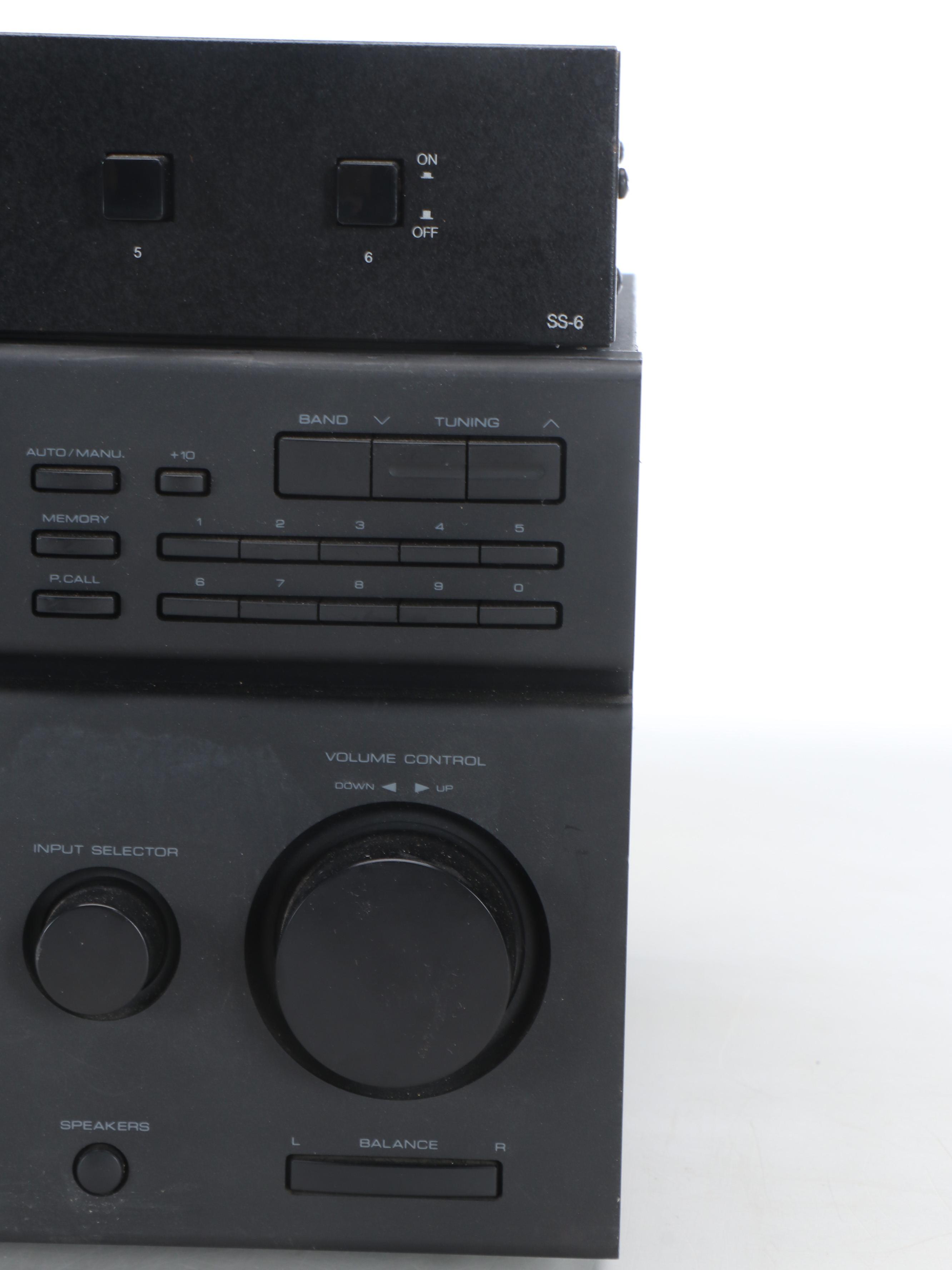 Kenwood KR-796 Stereo Receiver with Russound Speaker Selector