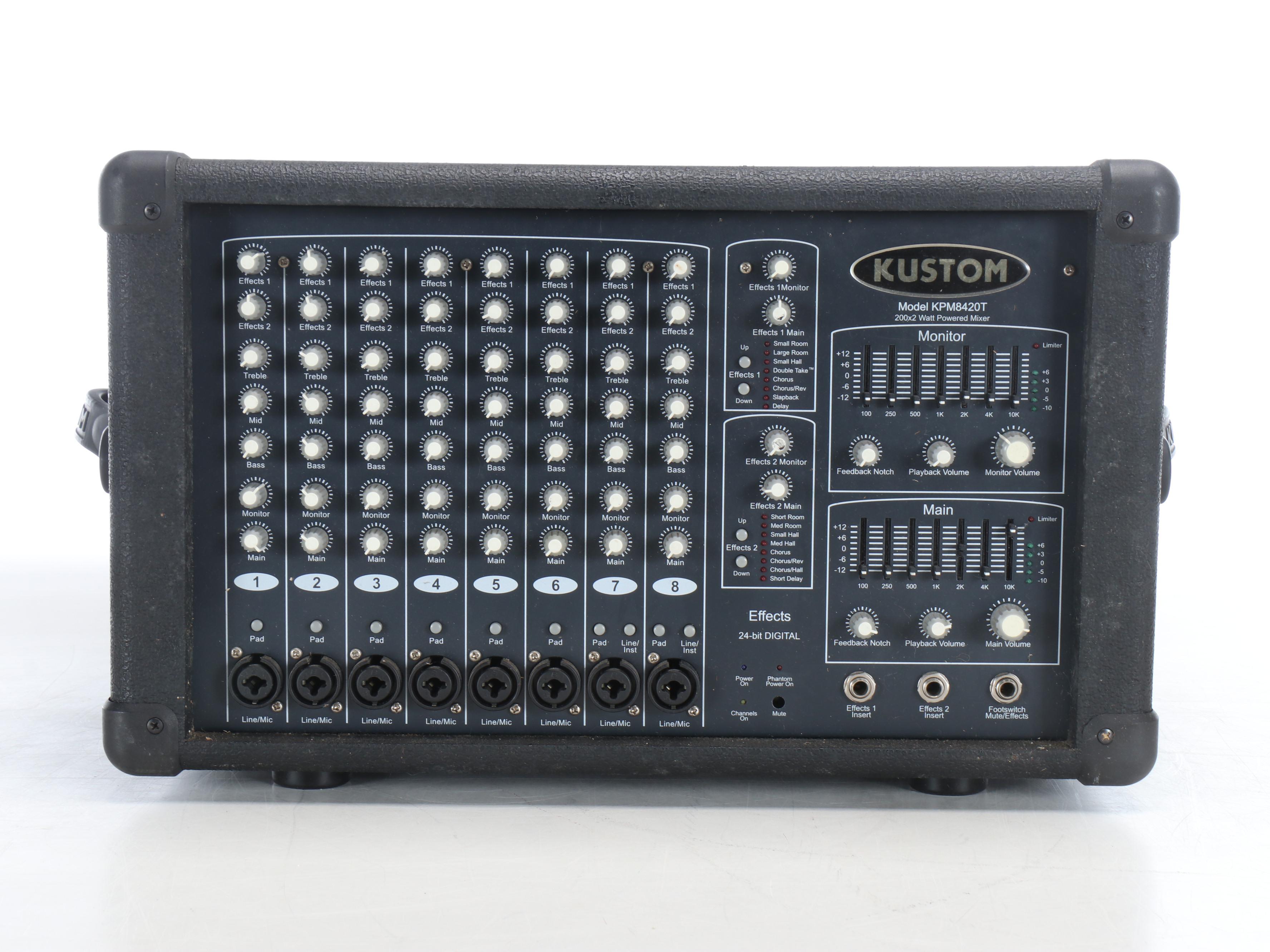 Kustom KPM8420T Powered Mixer