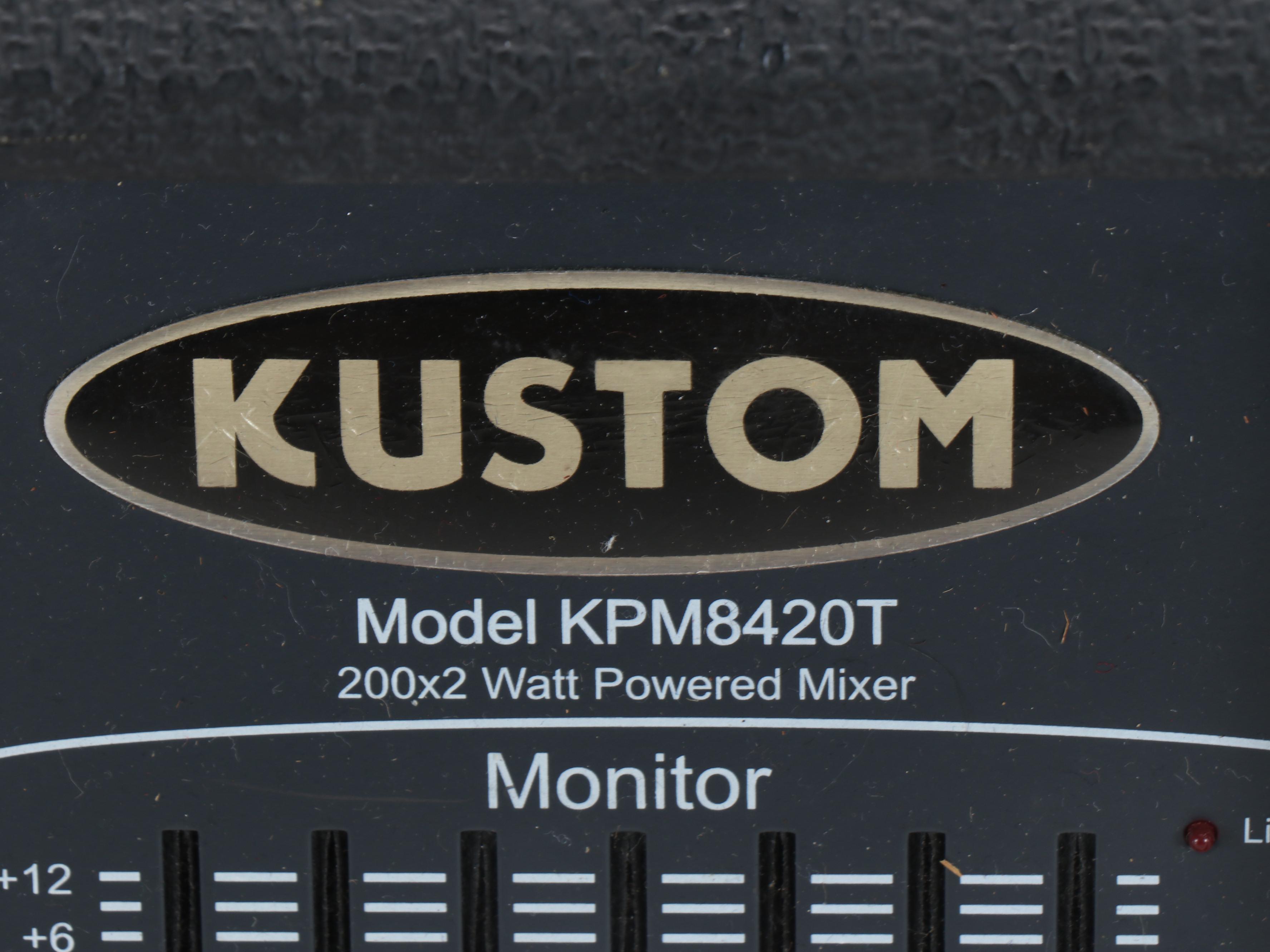 Kustom KPM8420T Powered Mixer