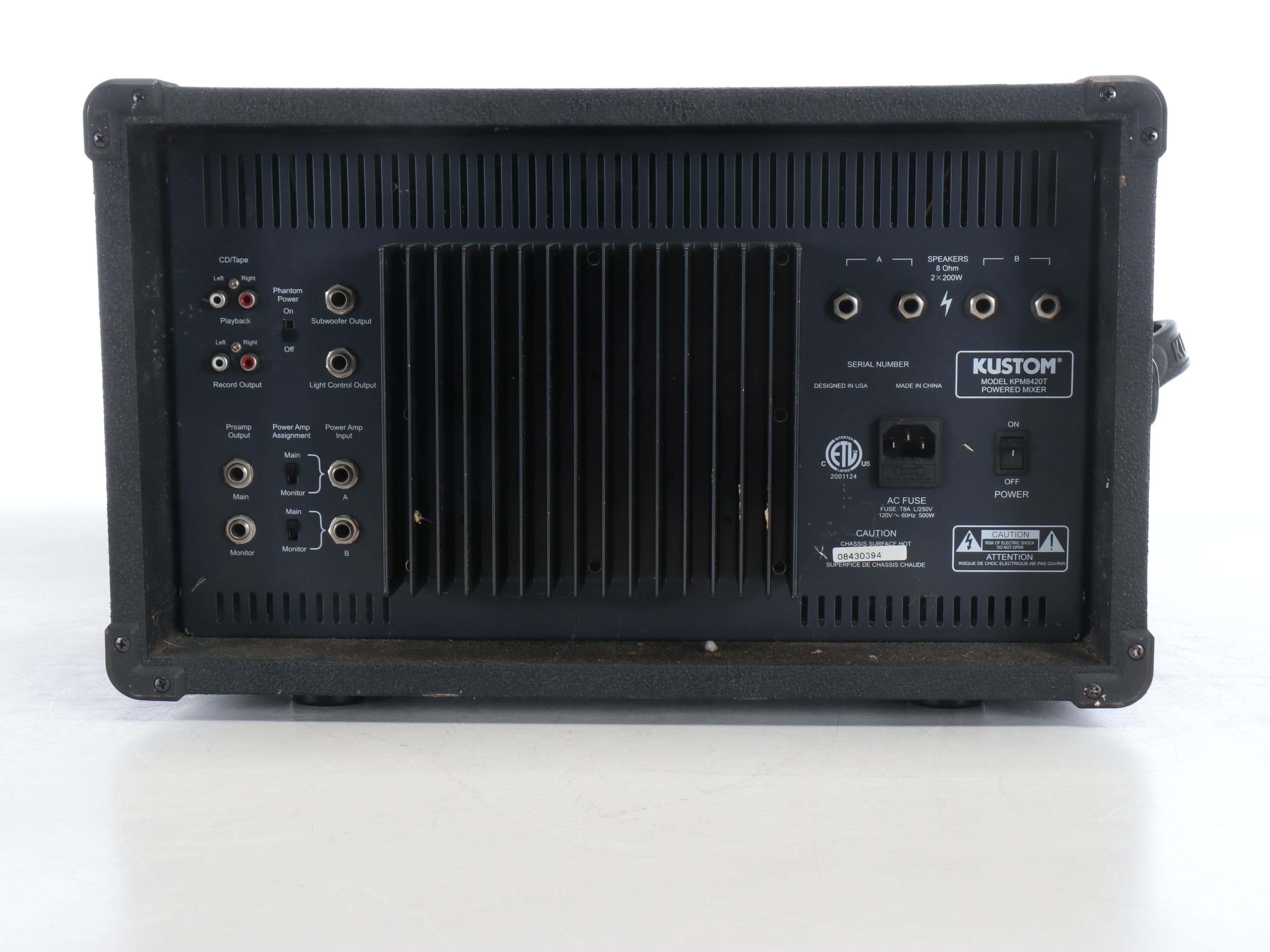 Kustom KPM8420T Powered Mixer