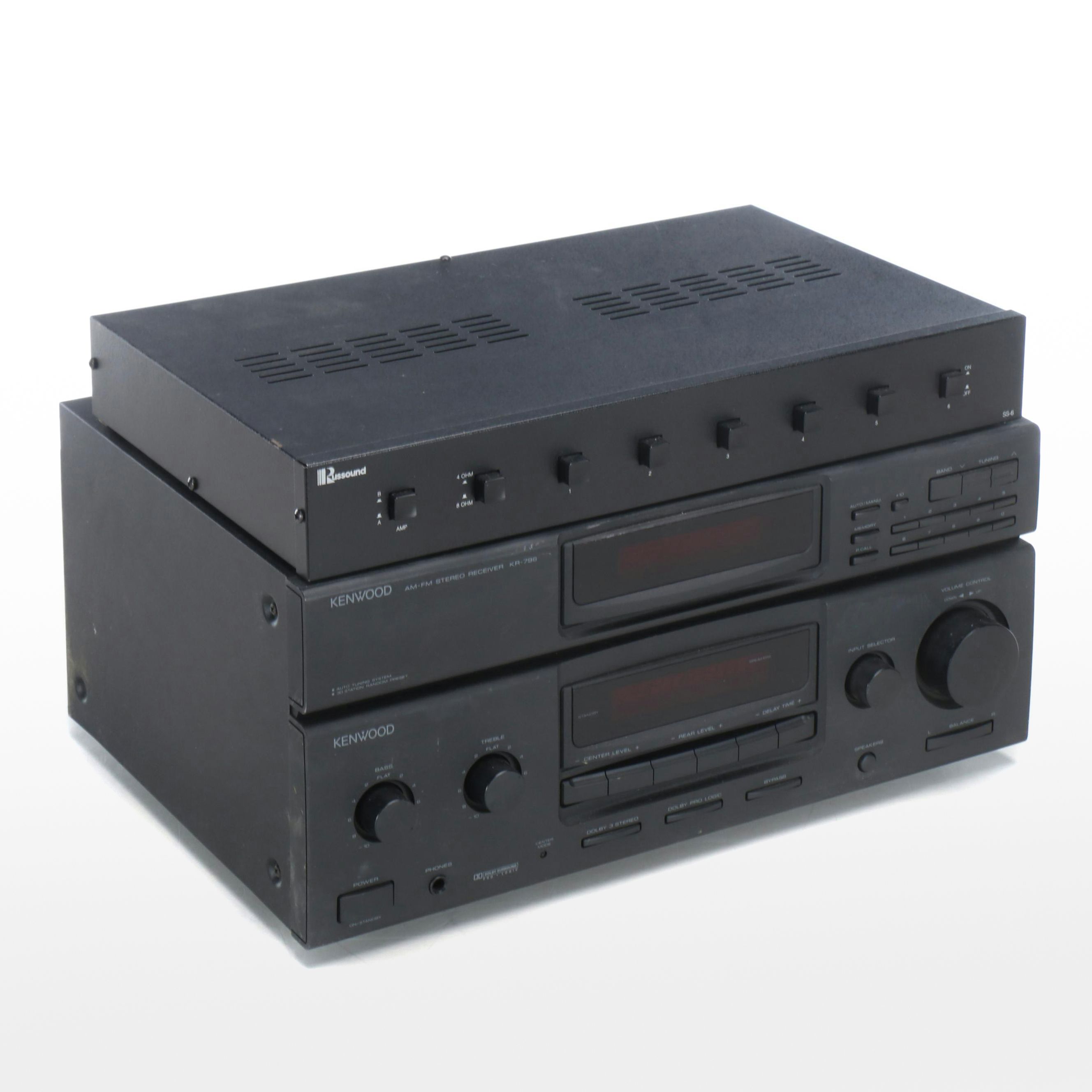 Kenwood KR-796 Stereo Receiver with Russound Speaker Selector