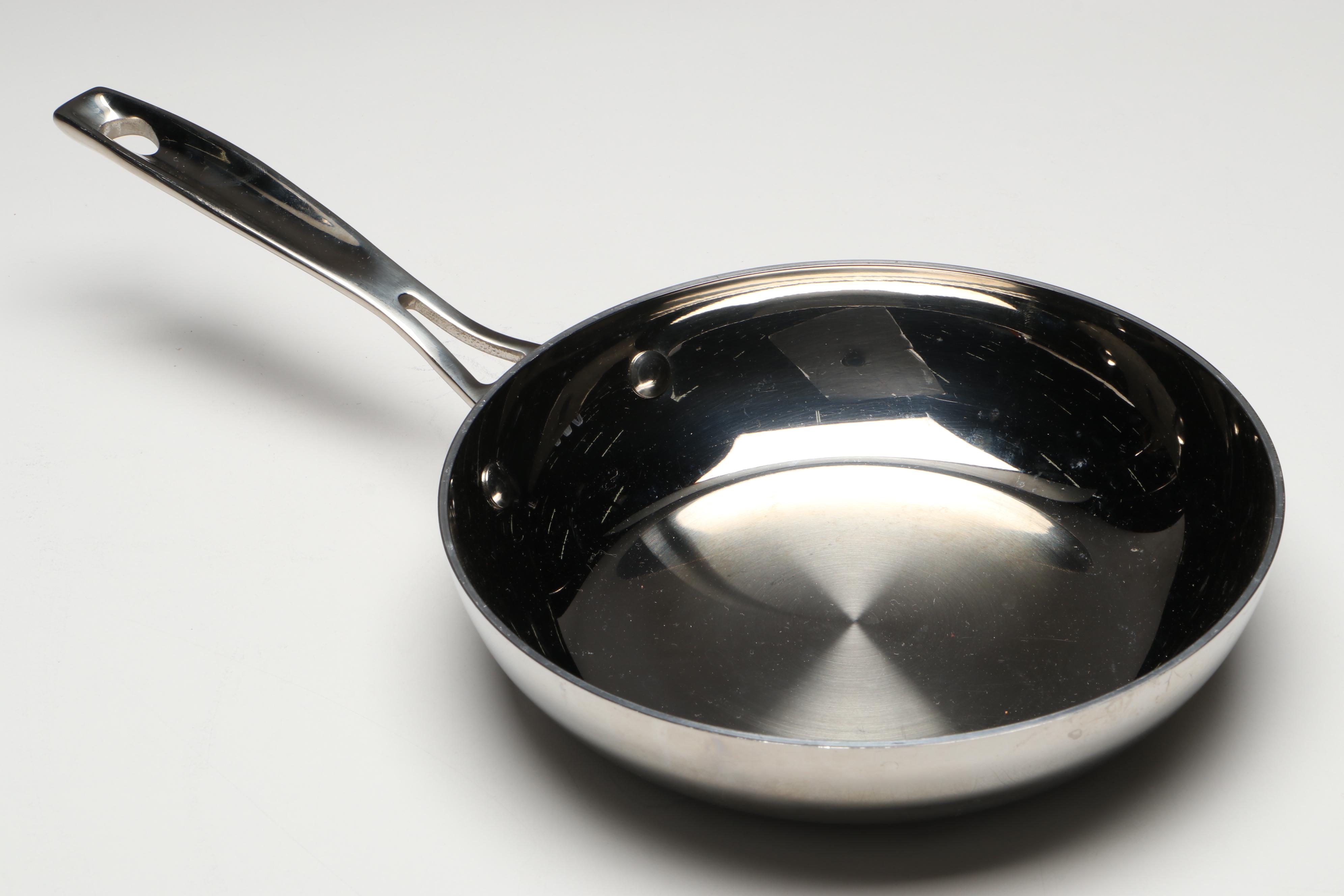 Le Creuset Cast Iron Sauce Pan with Wagner Cast Iron Frying Pan and More