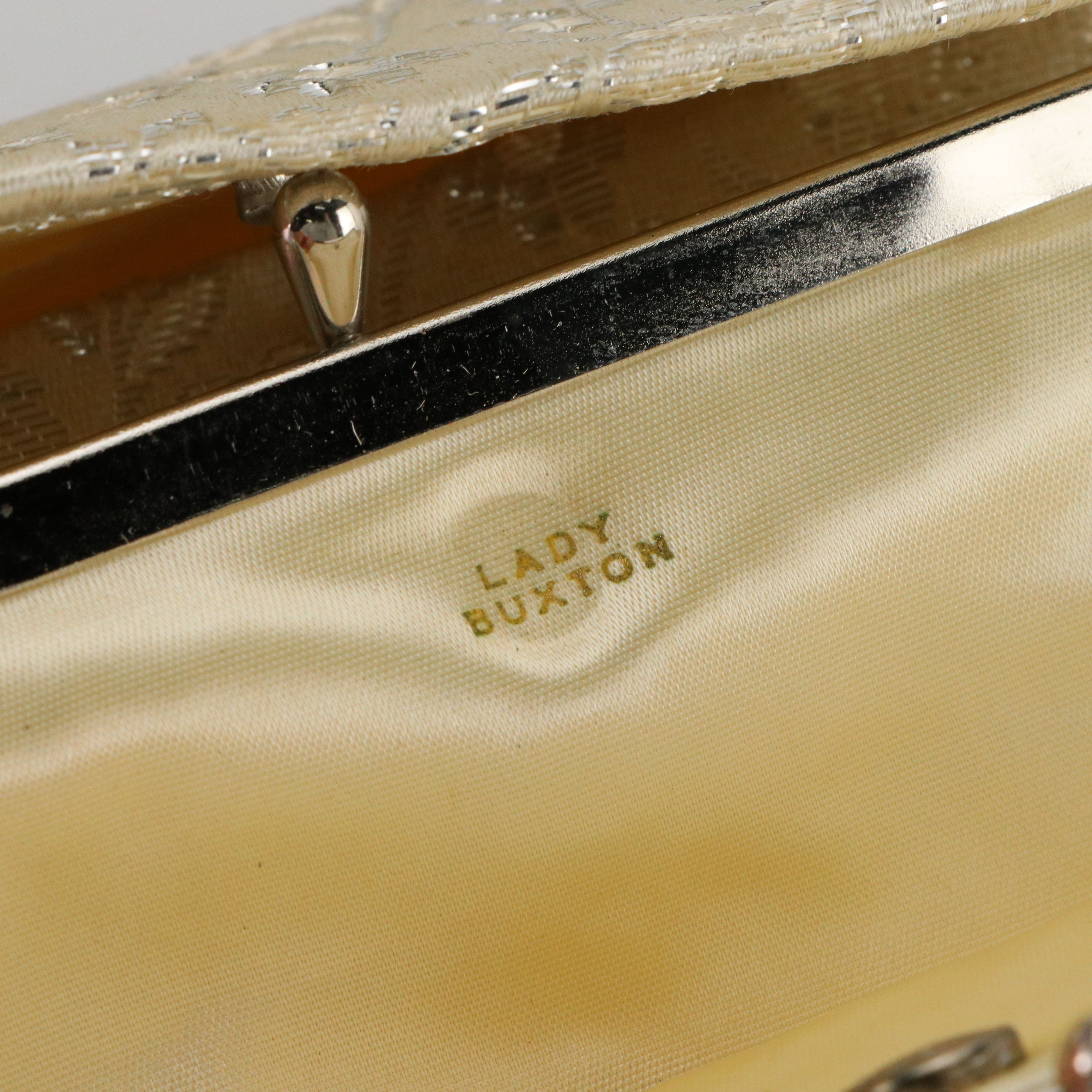 Lady Buxton Brocade Wallet Clutch, Evening Bags, Basket Bag, and More