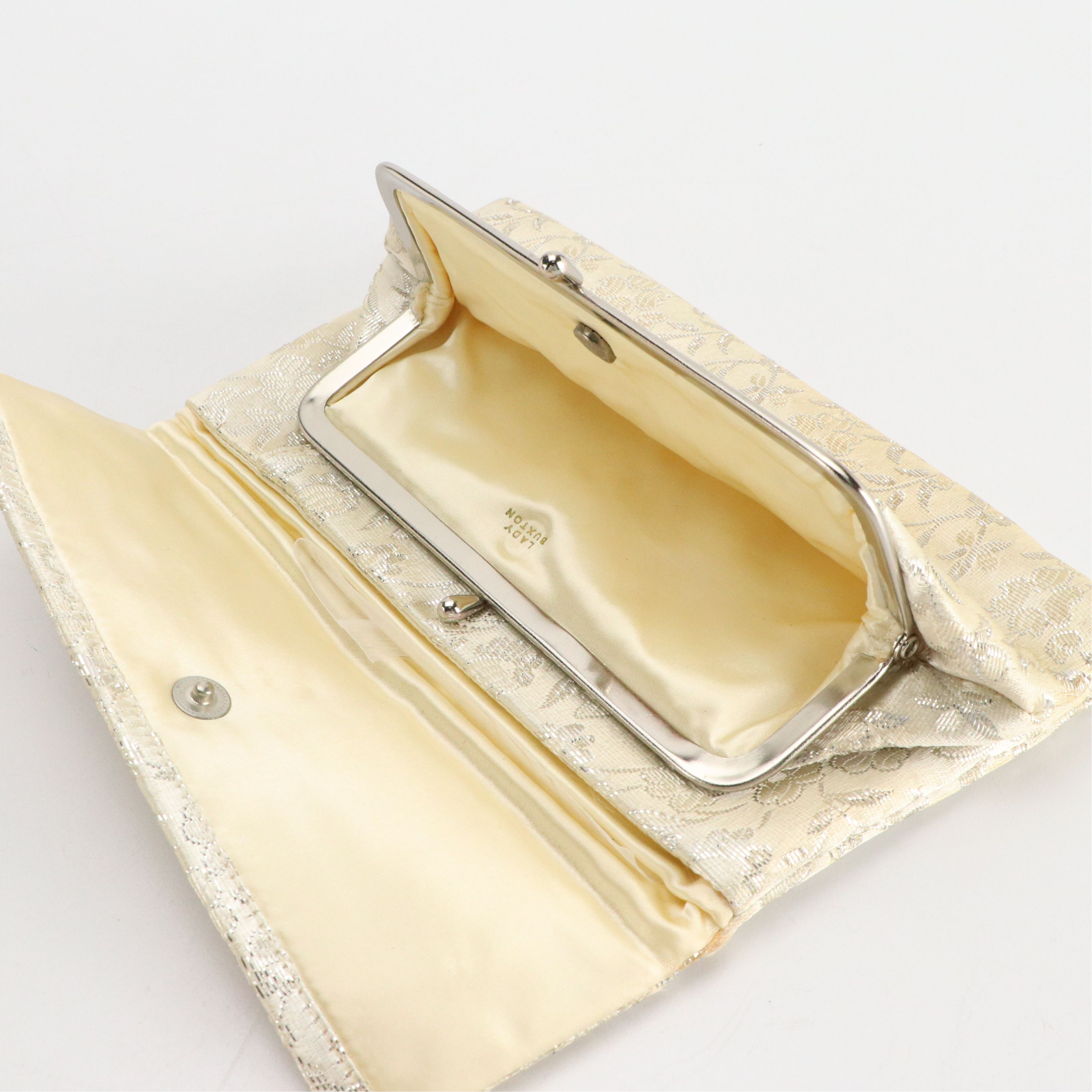 Lady Buxton Brocade Wallet Clutch, Evening Bags, Basket Bag, and More