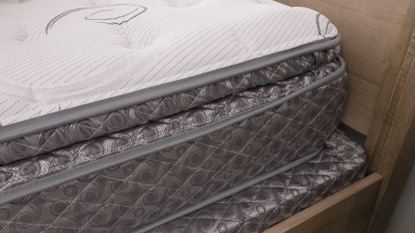 Modern Rustic Driftwood-Finished Oak King-Size Canopy Bed Frame