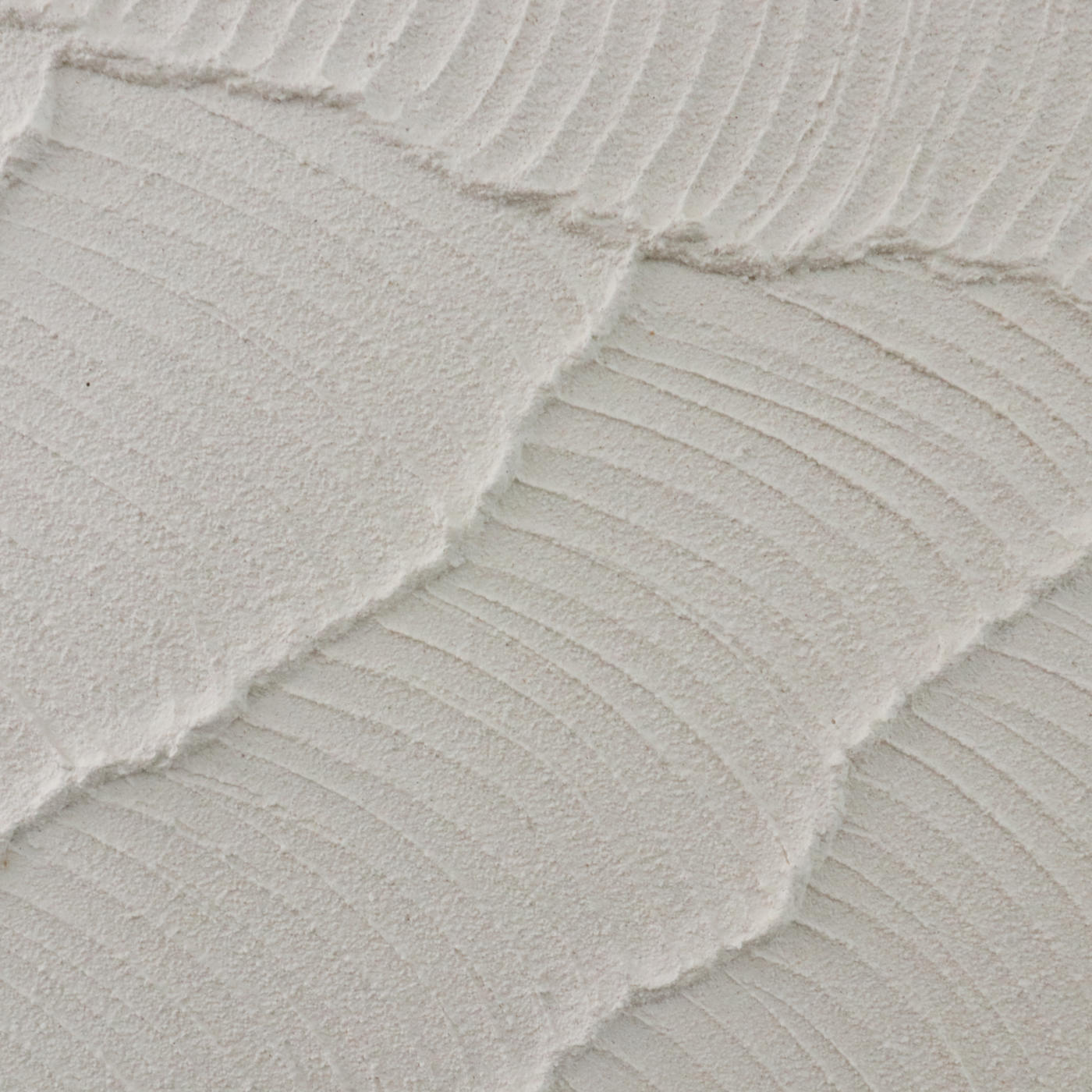 Postmodern White Flora Abstract Textured Decorative Wall Art, 2021