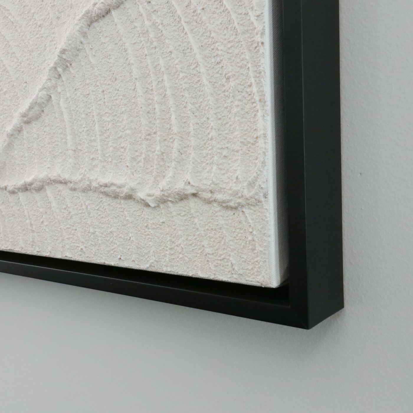 Postmodern White Flora Abstract Textured Decorative Wall Art, 2021