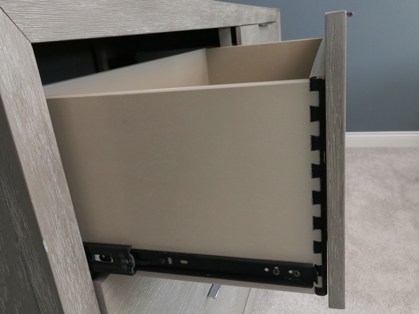 Riverside Furniture Zoey Modern Distressed Wood Dresser