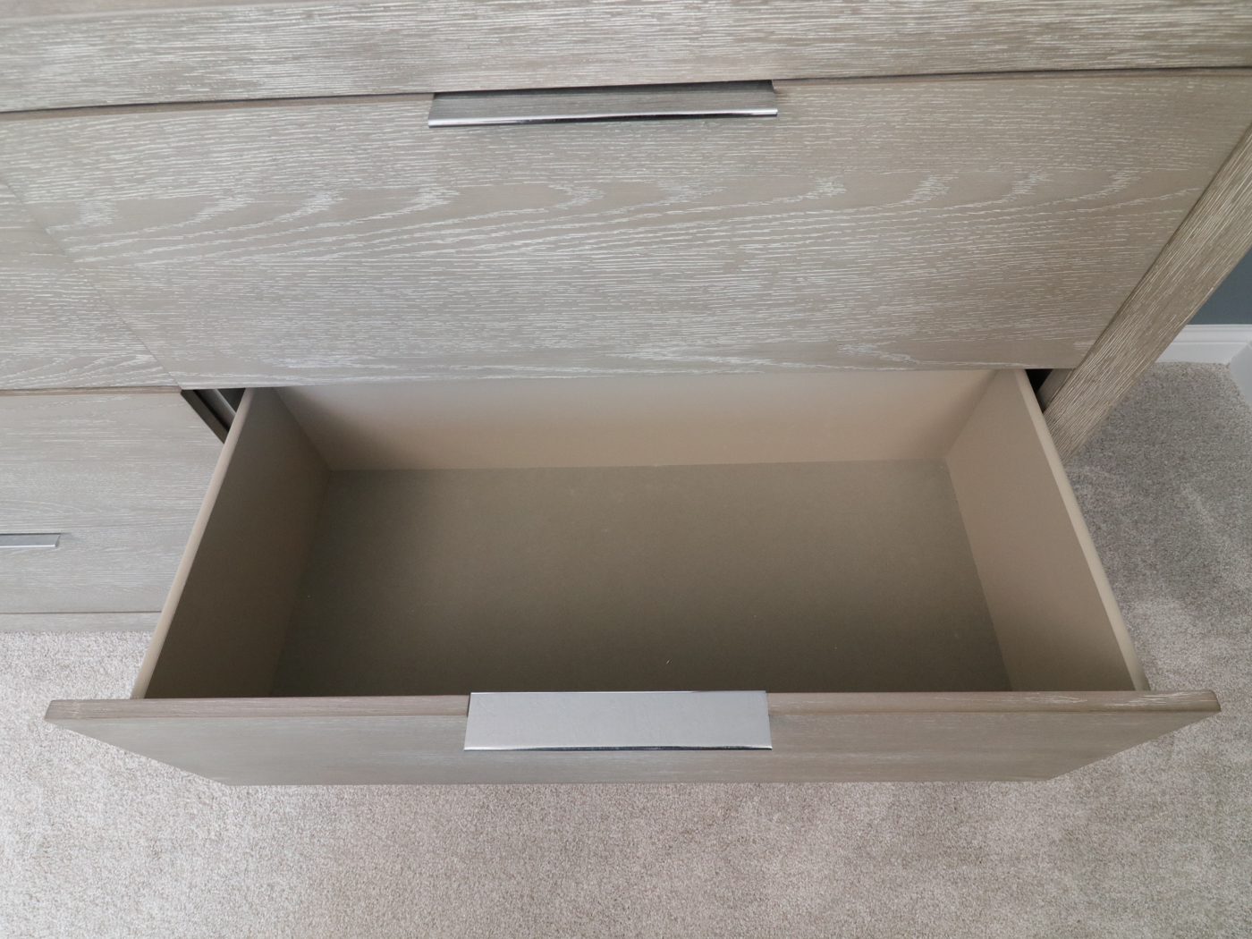 Riverside Furniture Zoey Modern Distressed Wood Dresser