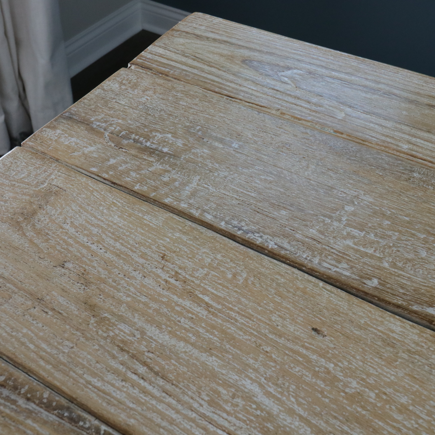 Riverside Furniture Upholstered Dining Chairs with Rustic Dining Table