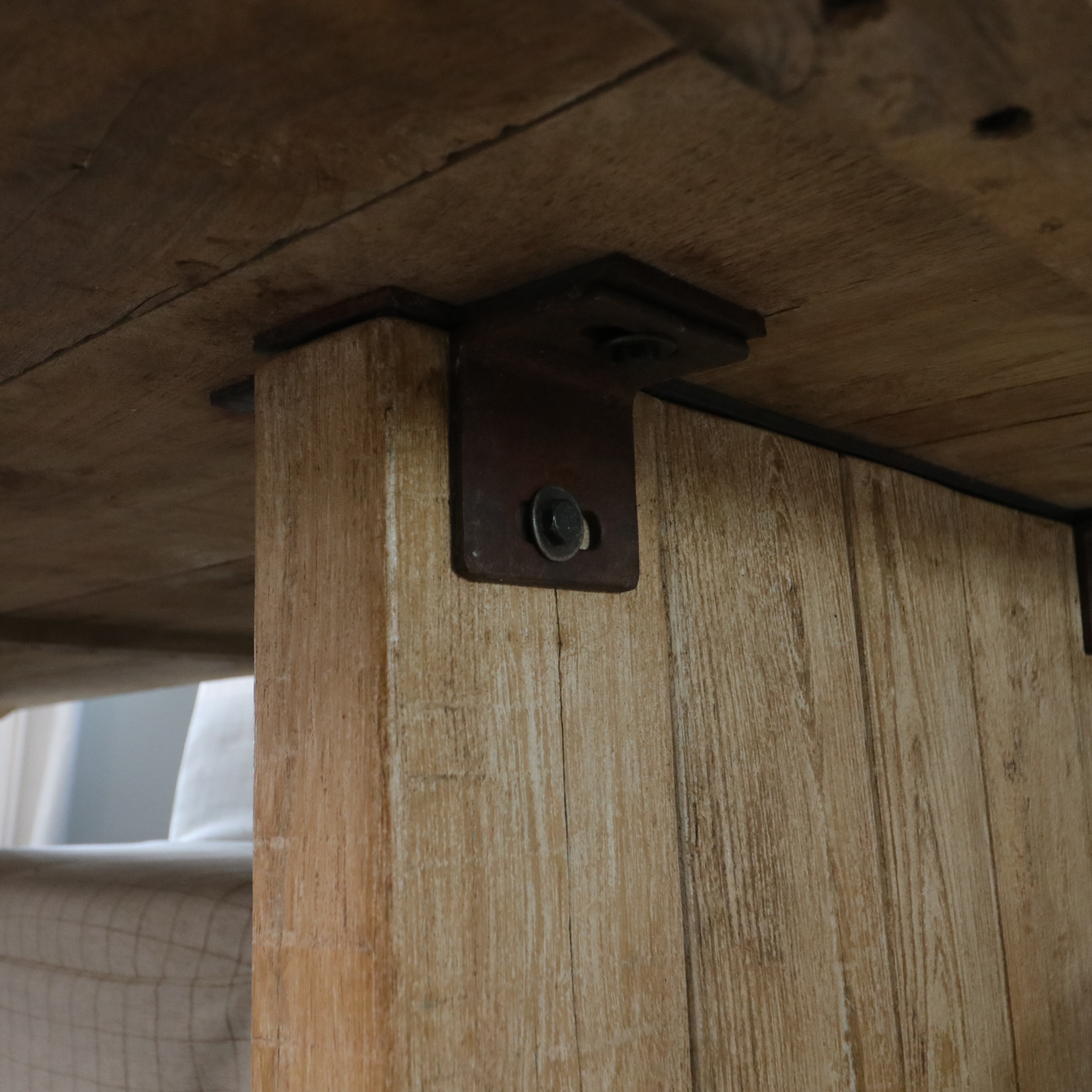 Riverside Furniture Upholstered Dining Chairs with Rustic Dining Table