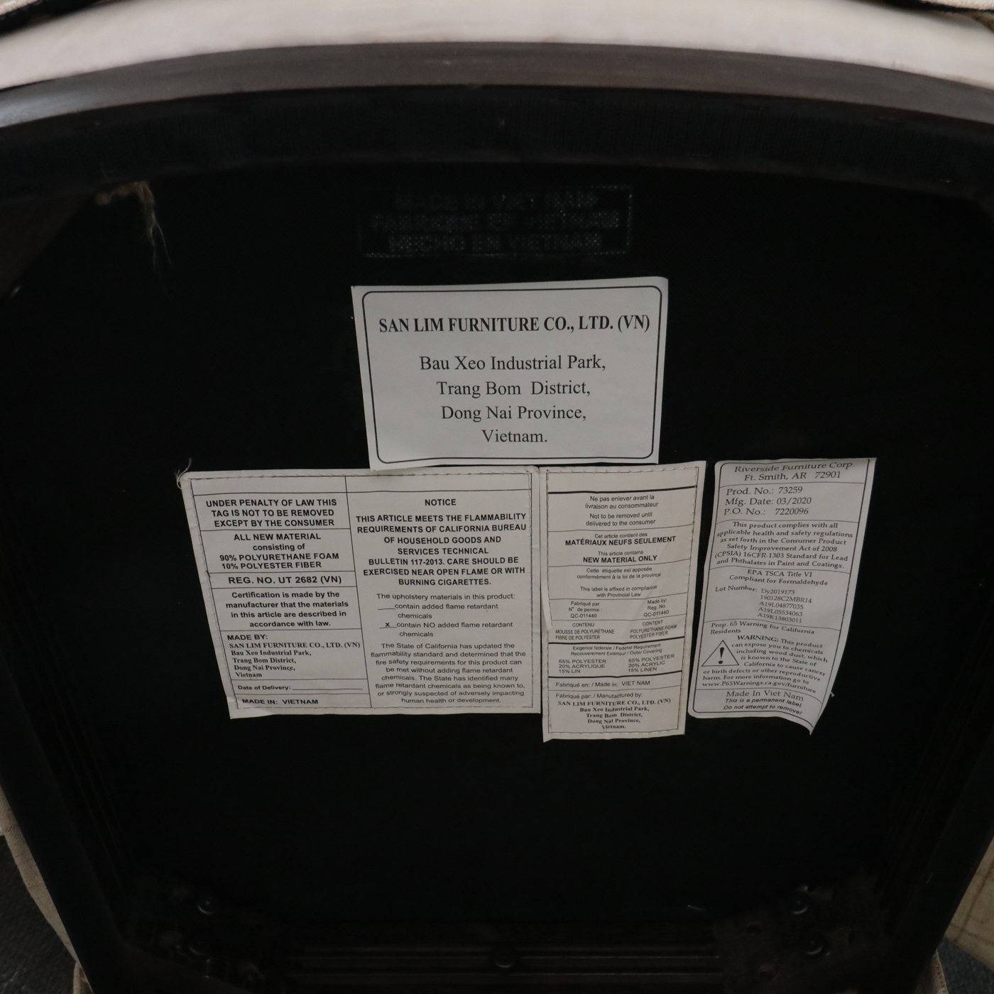 Riverside Furniture Upholstered Dining Chairs with Rustic Dining Table