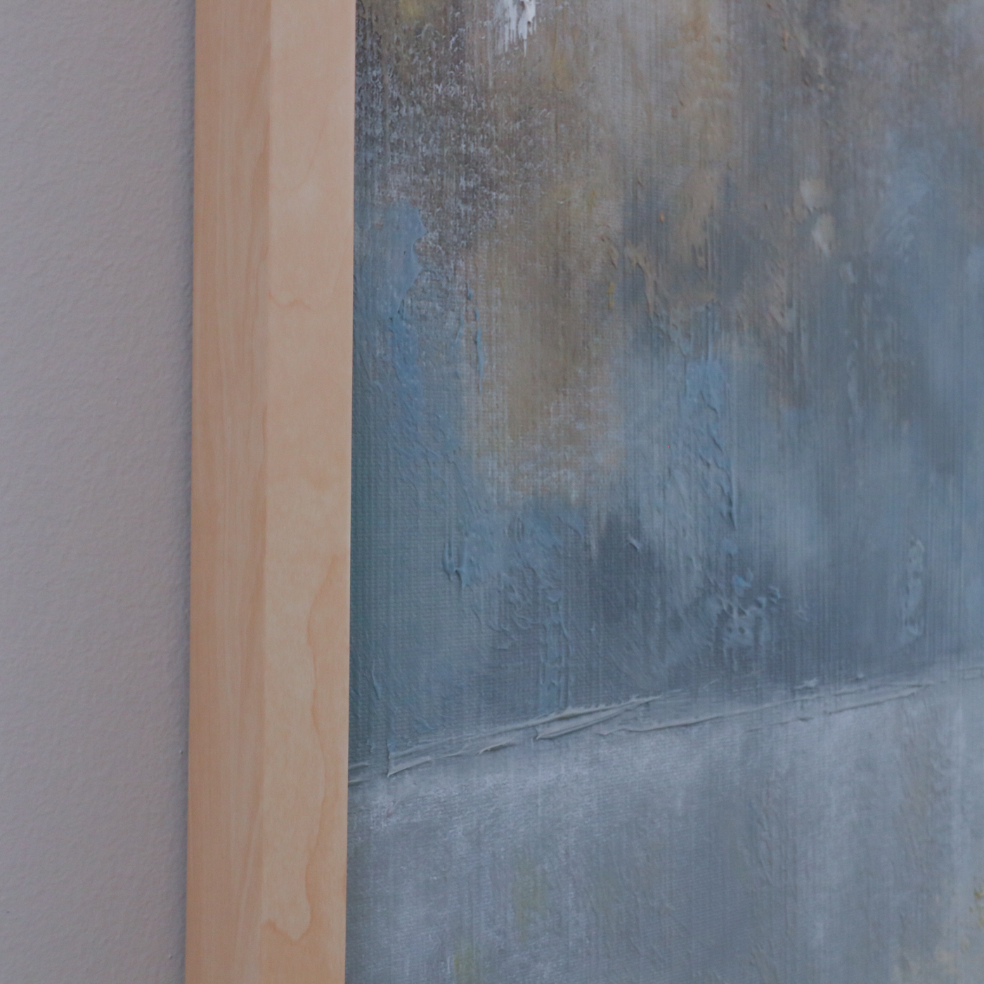 Contemporary Embellished Giclée Landscape "Tranquil Trees I"