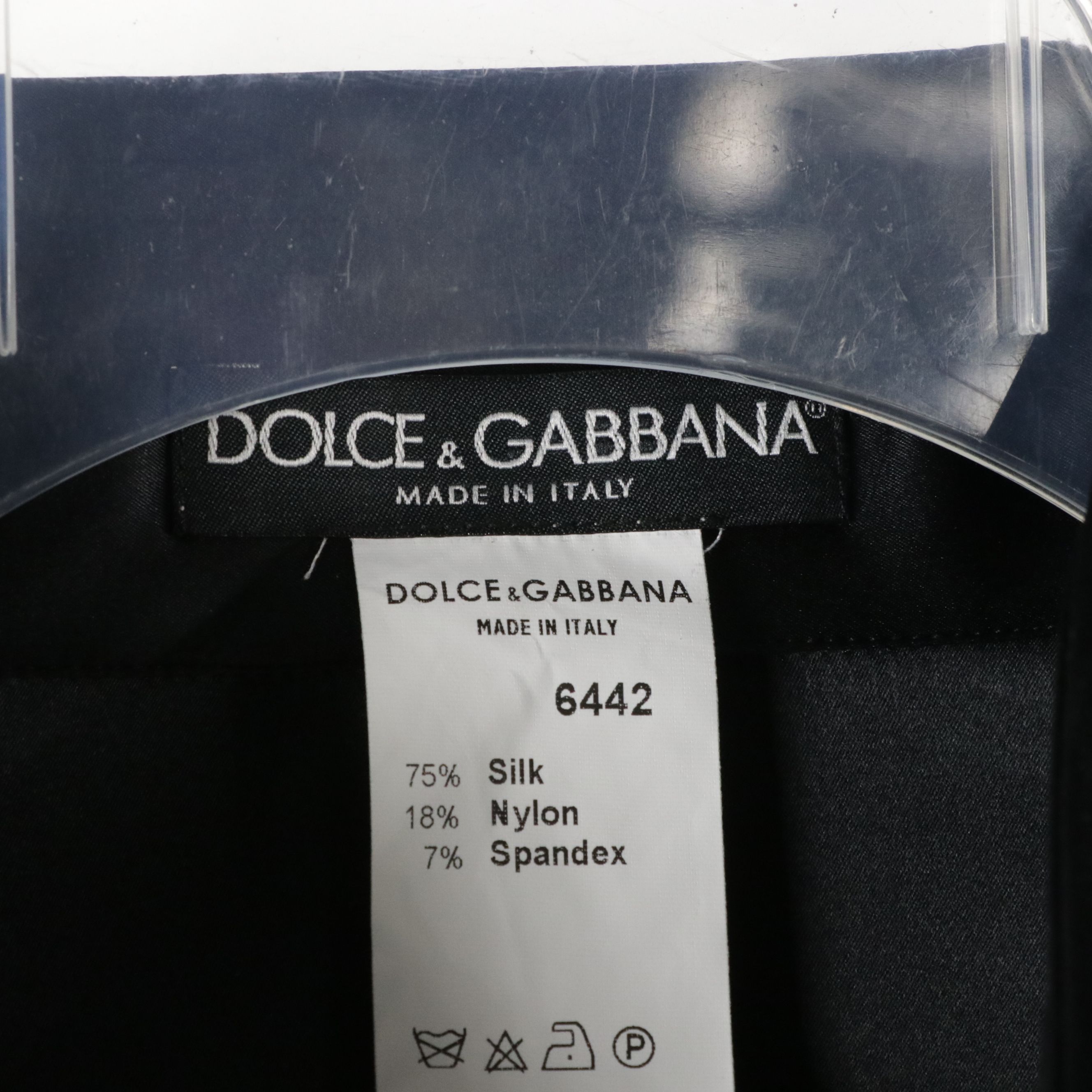 Dolce & Gabbana Top and Silk Blend Shirt with Prada Flat-Front Trousers