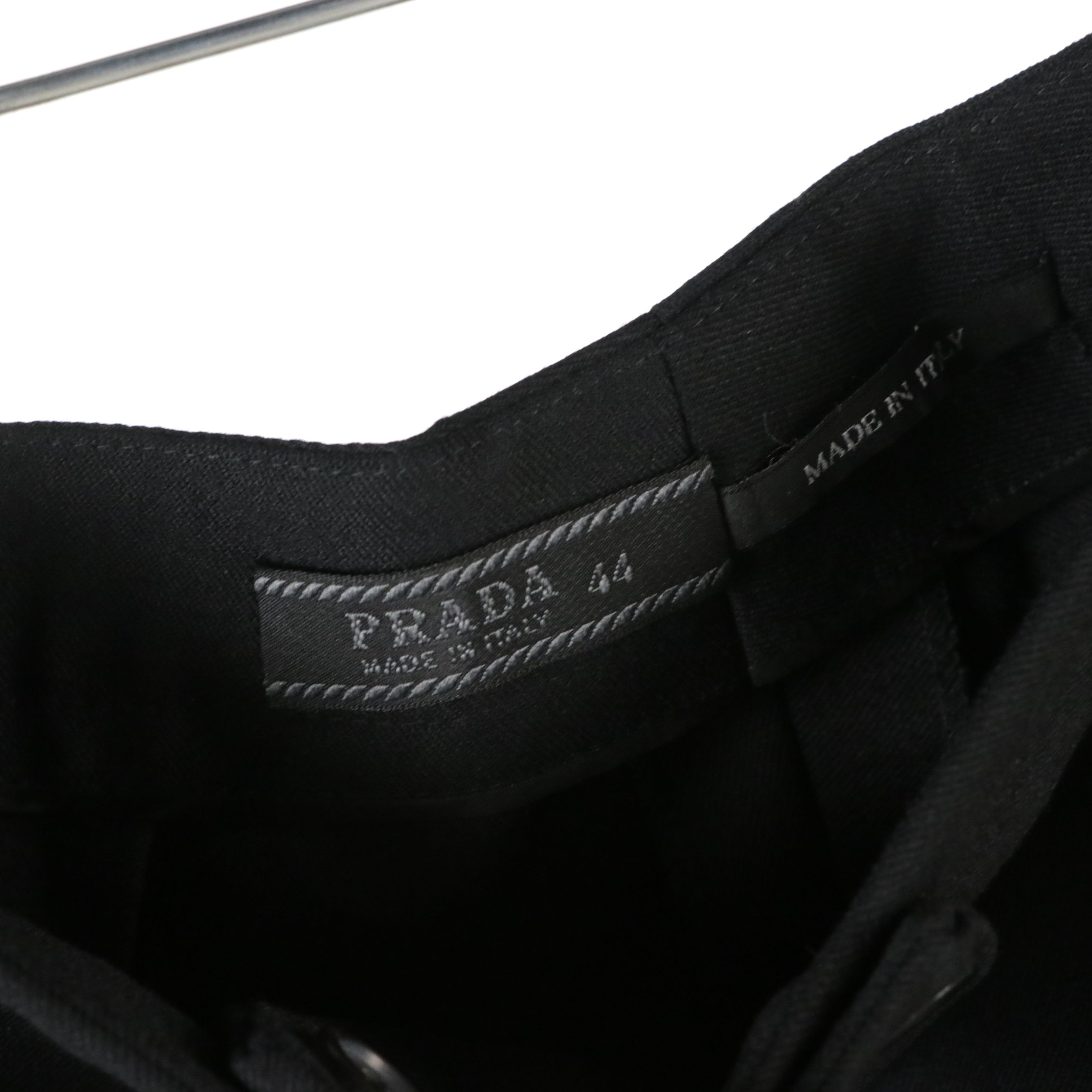 Dolce & Gabbana Top and Silk Blend Shirt with Prada Flat-Front Trousers