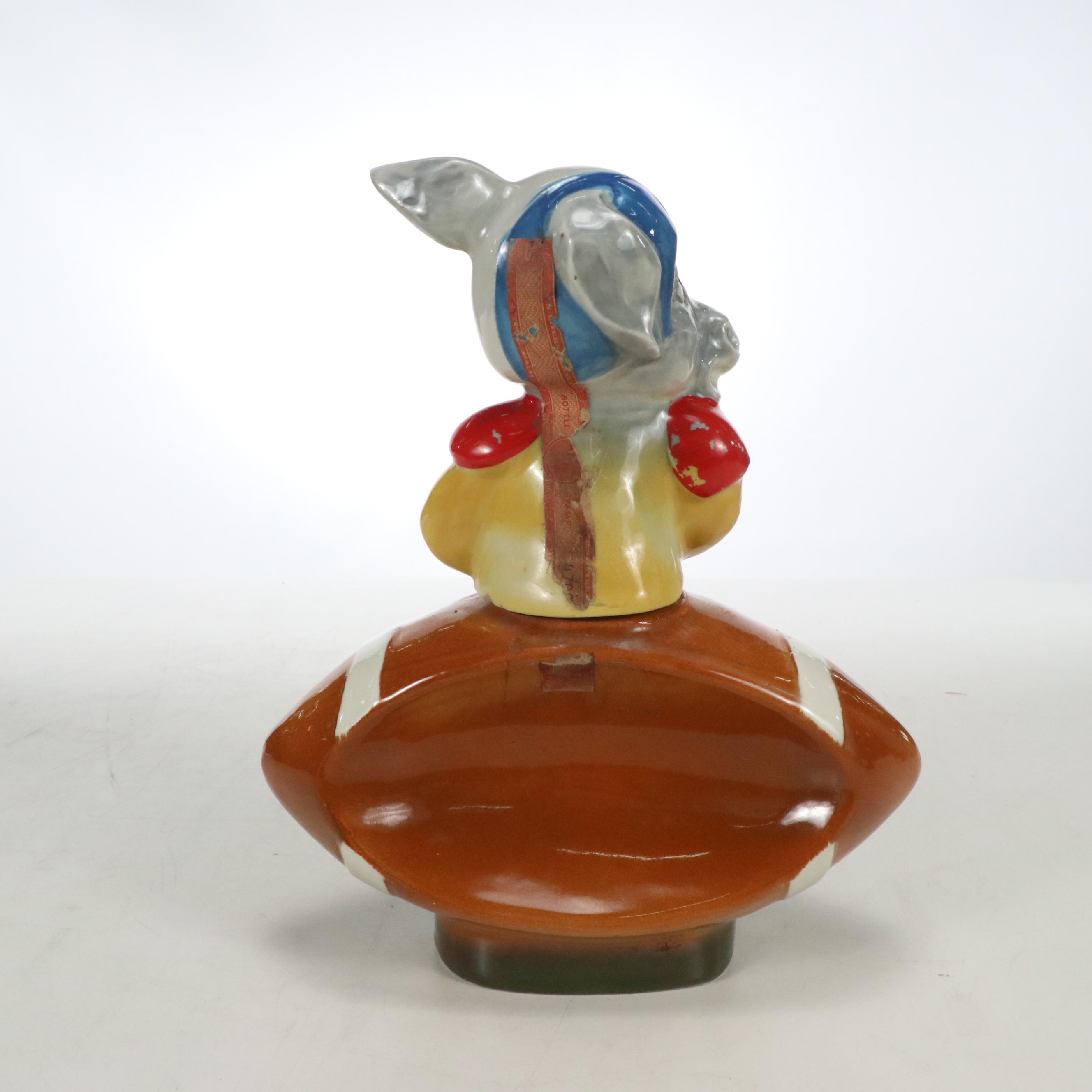 Jim Beam Kentucky Straight Bourbon Whiskey Ceramic Novelty Decanters