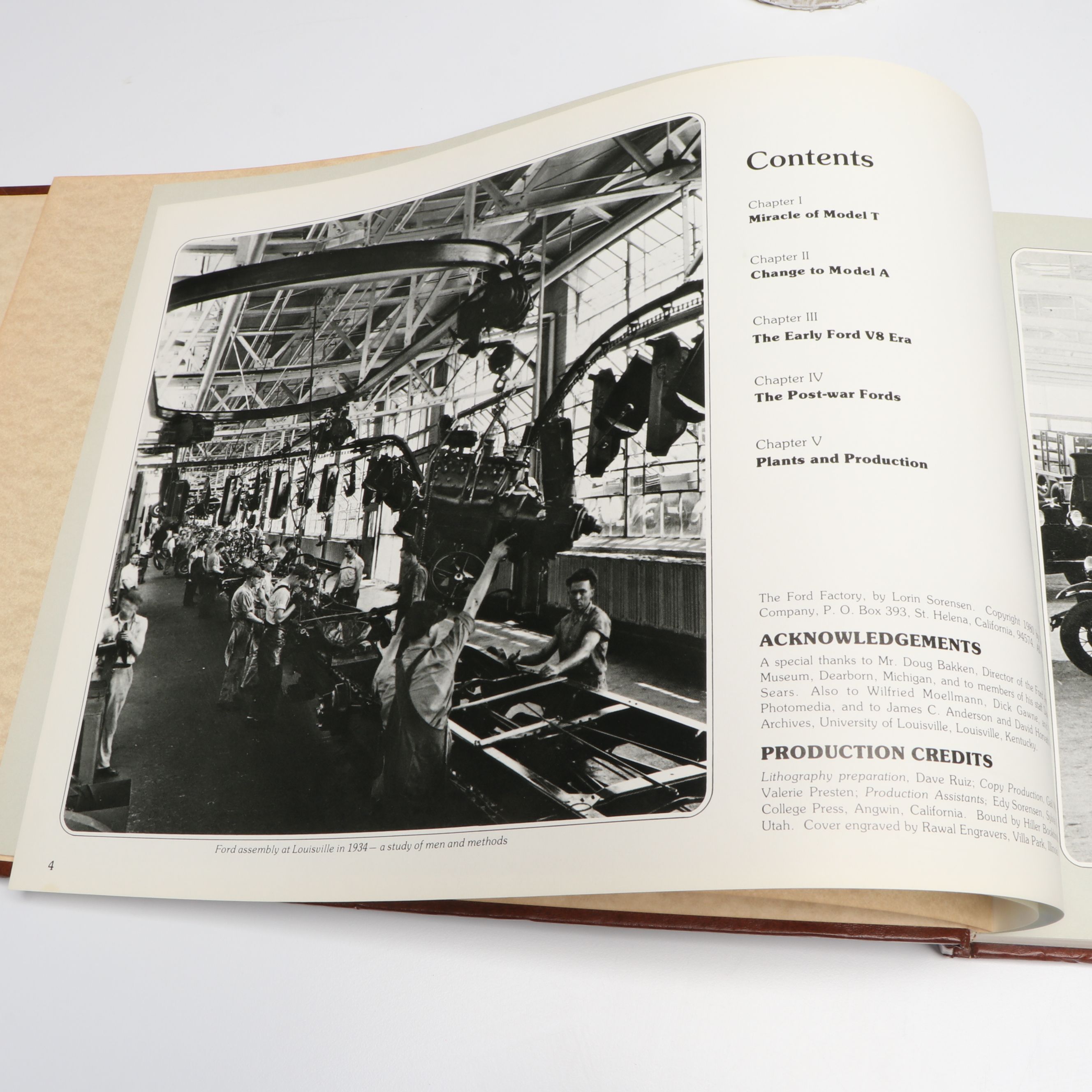 Signed "The Ford Shows" by Lorin Sorensen with Other Automobile Books