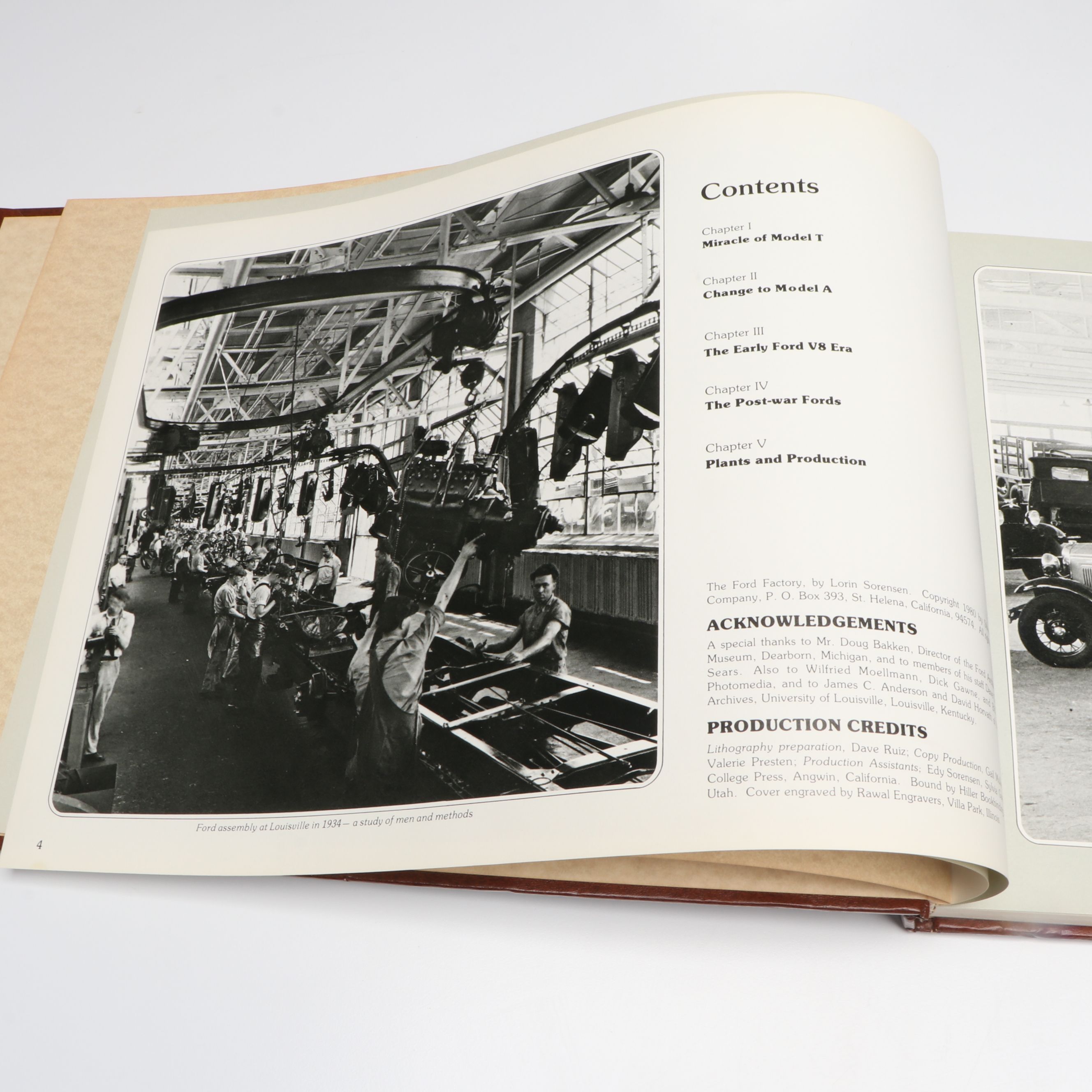 Signed "The Ford Shows" by Lorin Sorensen with Other Automobile Books