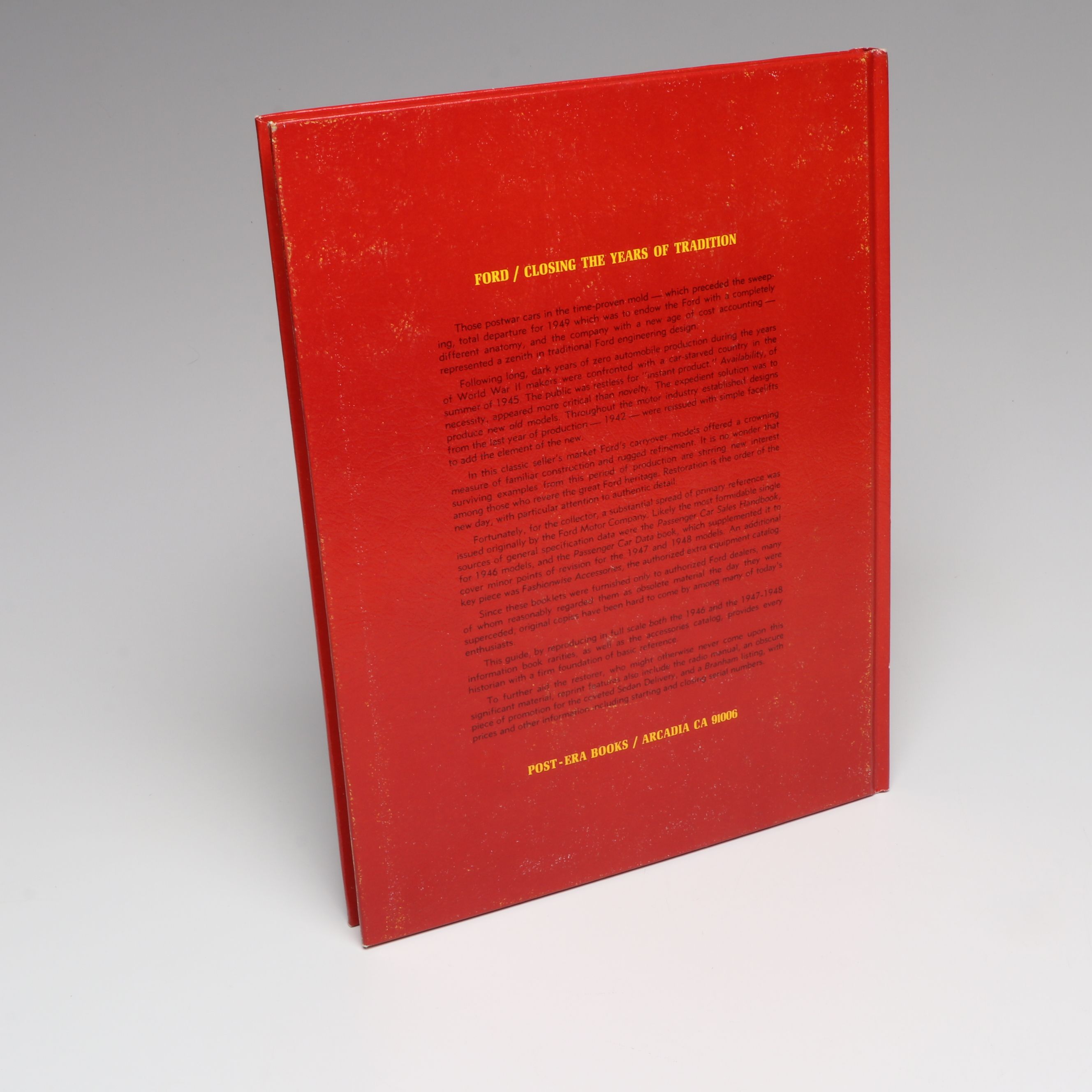 Signed "The Ford Shows" by Lorin Sorensen with Other Automobile Books