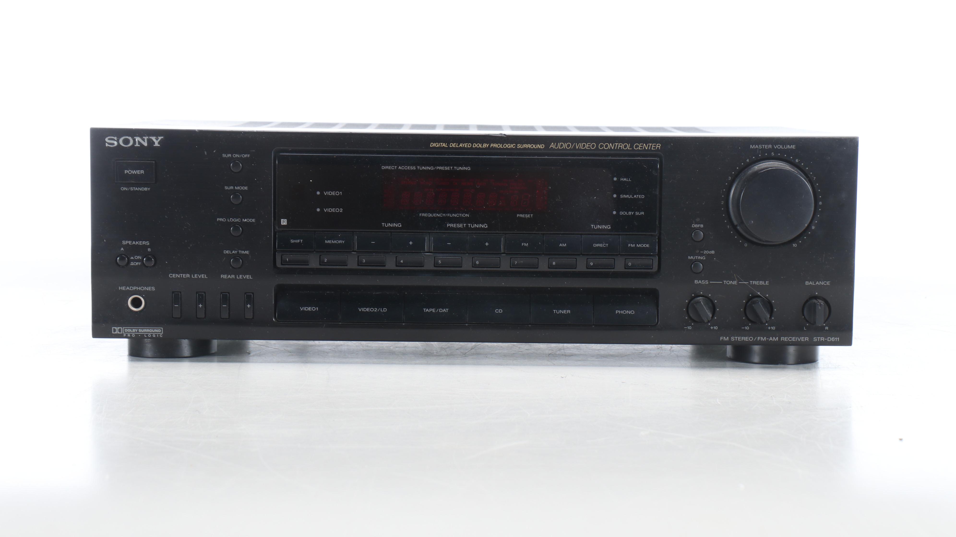 Sony STR-D611 Stereo Receiver