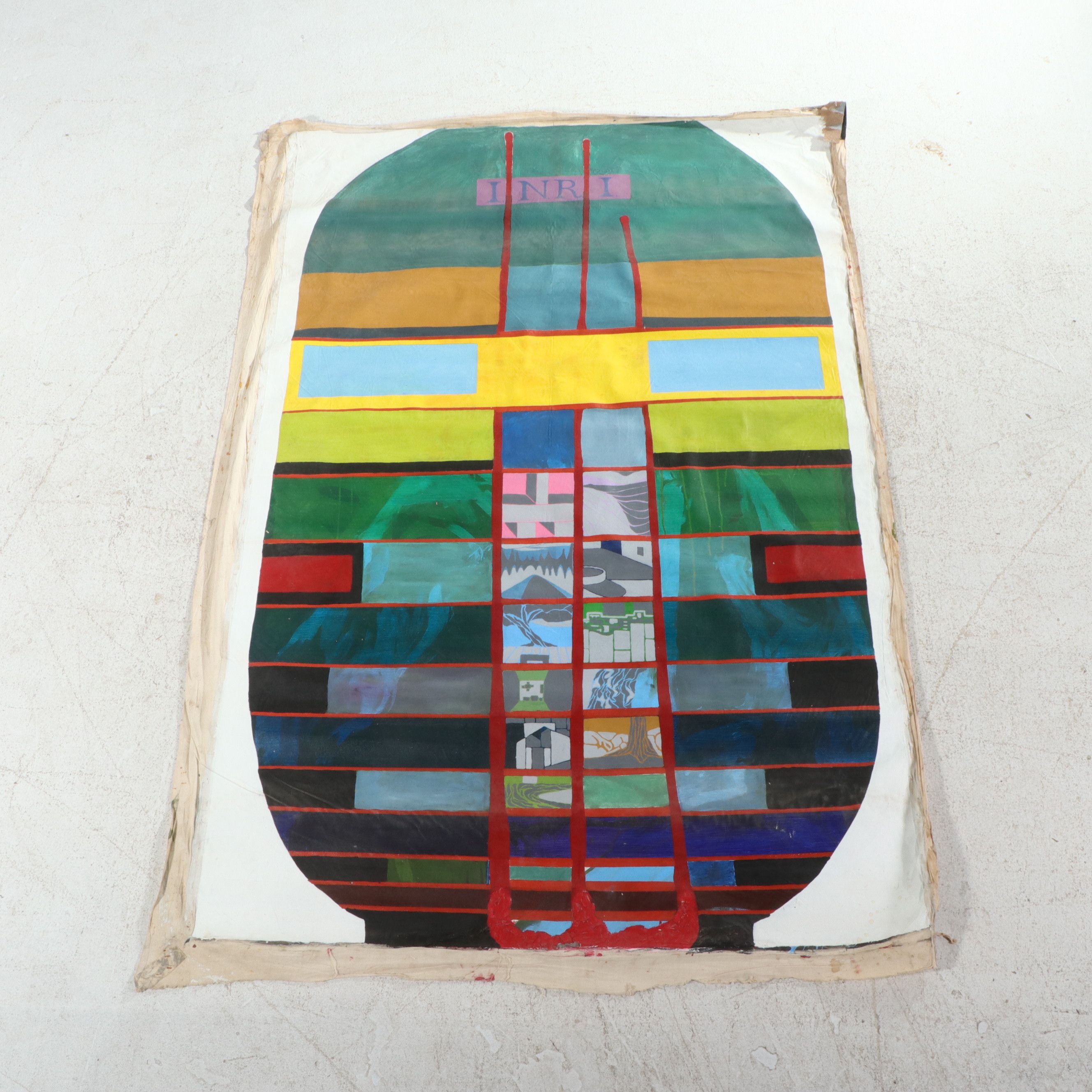 Howard Storm Monumental Acrylic Painting on Canvas