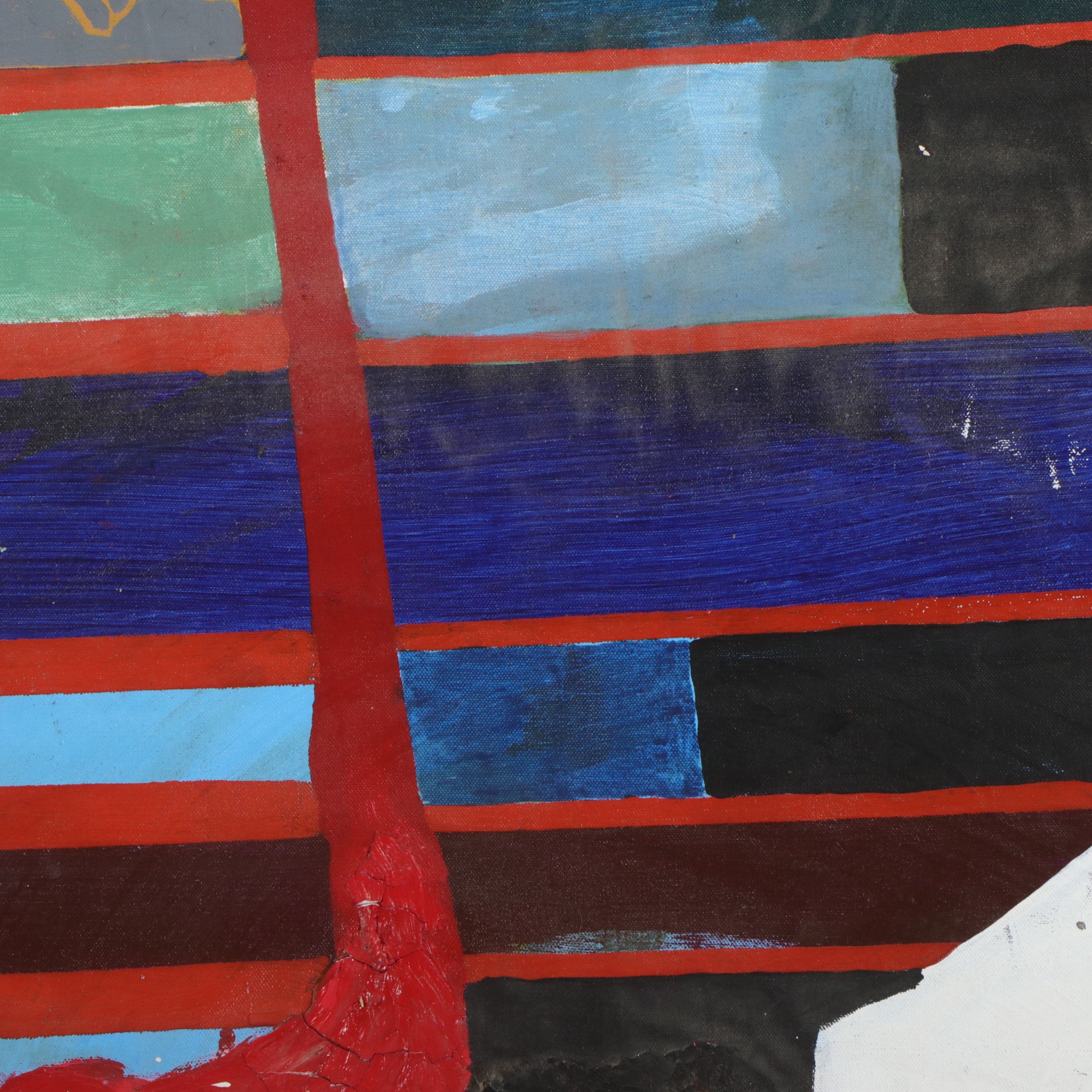 Howard Storm Monumental Acrylic Painting on Canvas