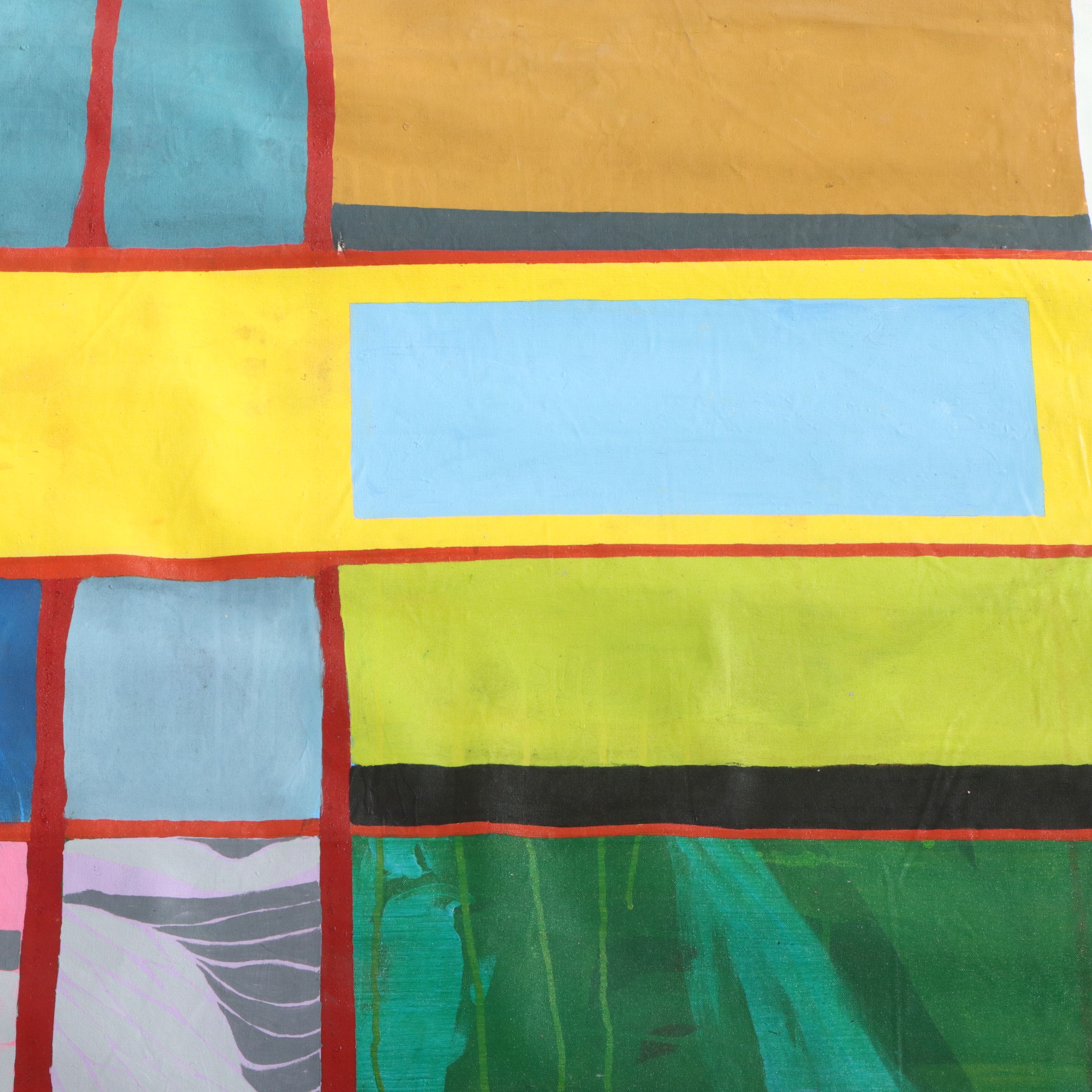 Howard Storm Monumental Acrylic Painting on Canvas