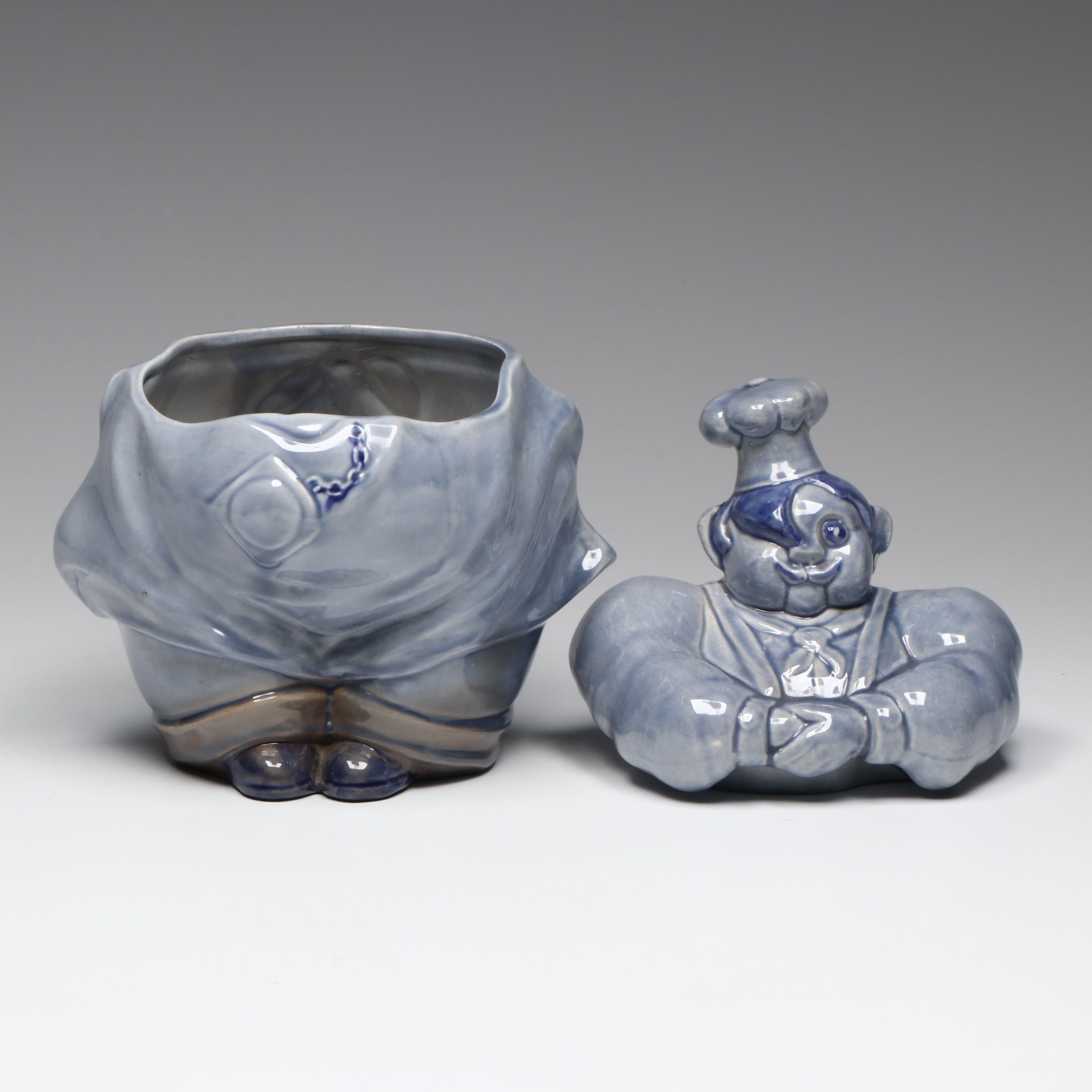 Red Wing "Chef Pierre" Ceramic Cookie Jar