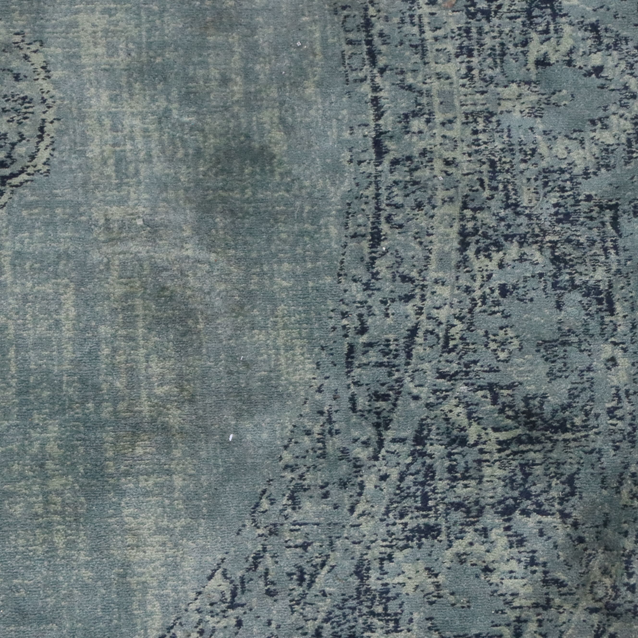 6' Round Machine Made Contemporary Area Rug