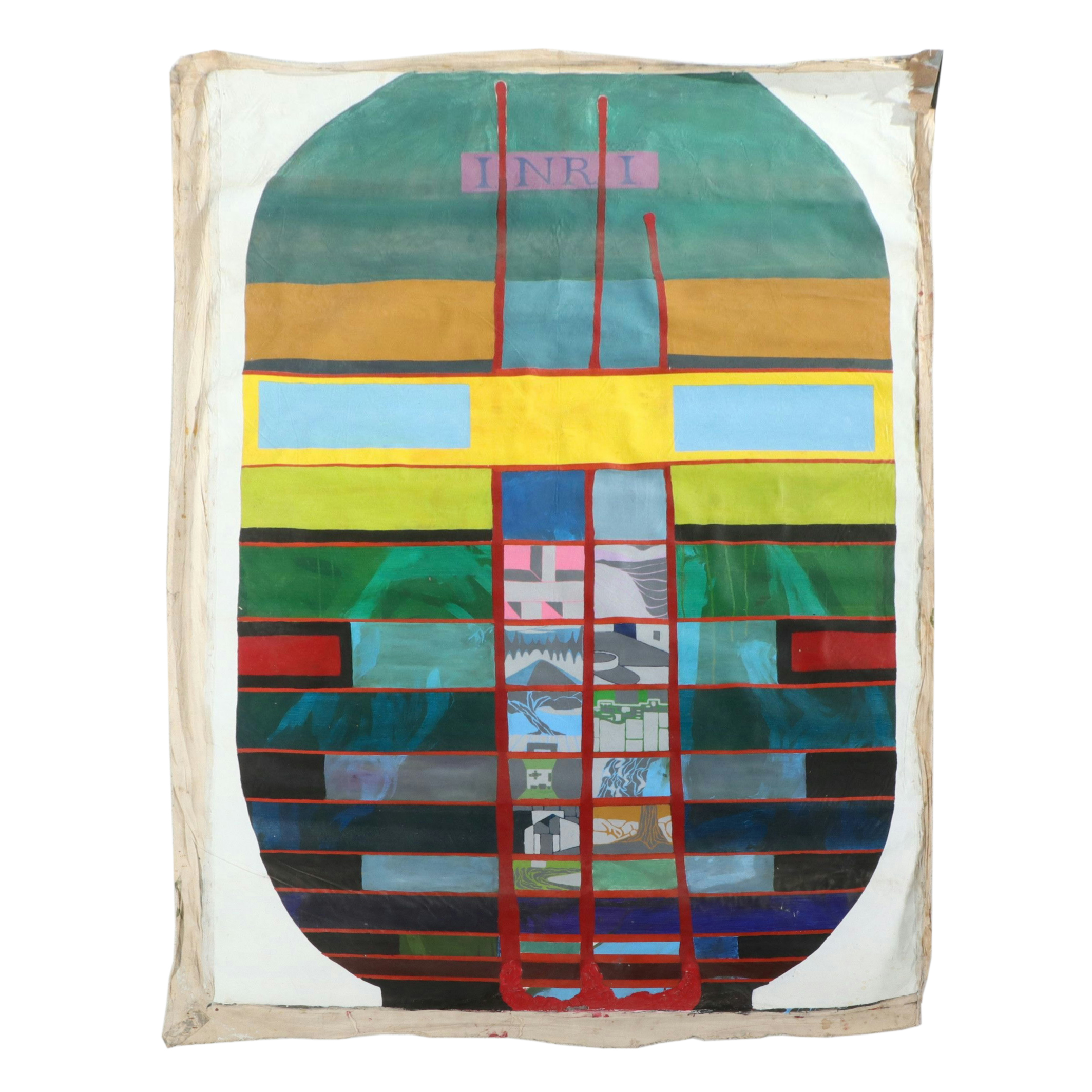 Howard Storm Monumental Acrylic Painting on Canvas