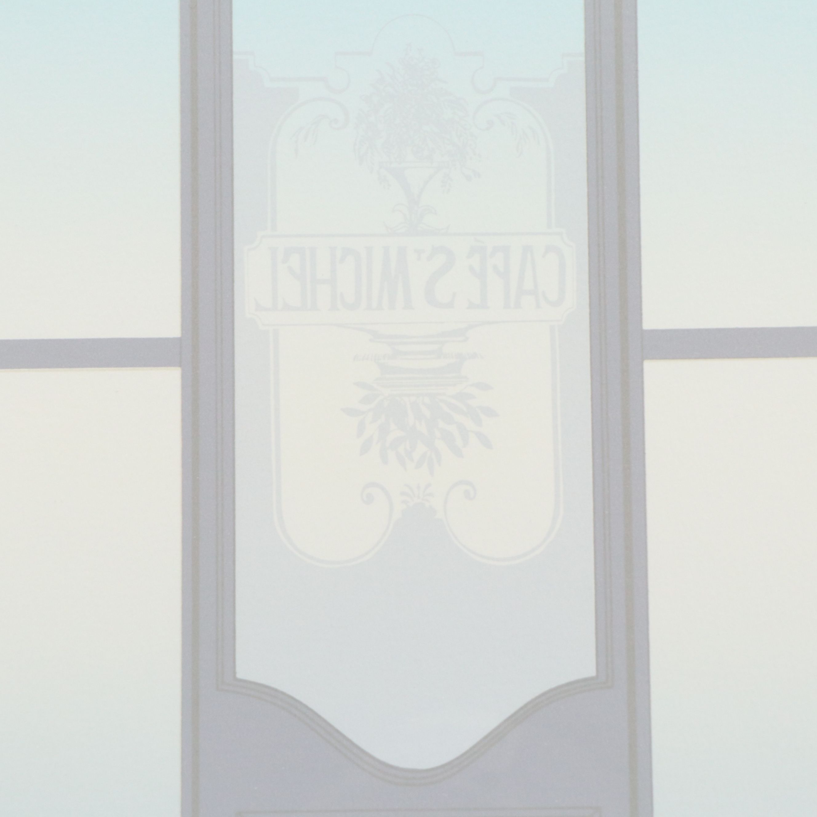 Peregrine King Color Lithograph "Café St. Michel"