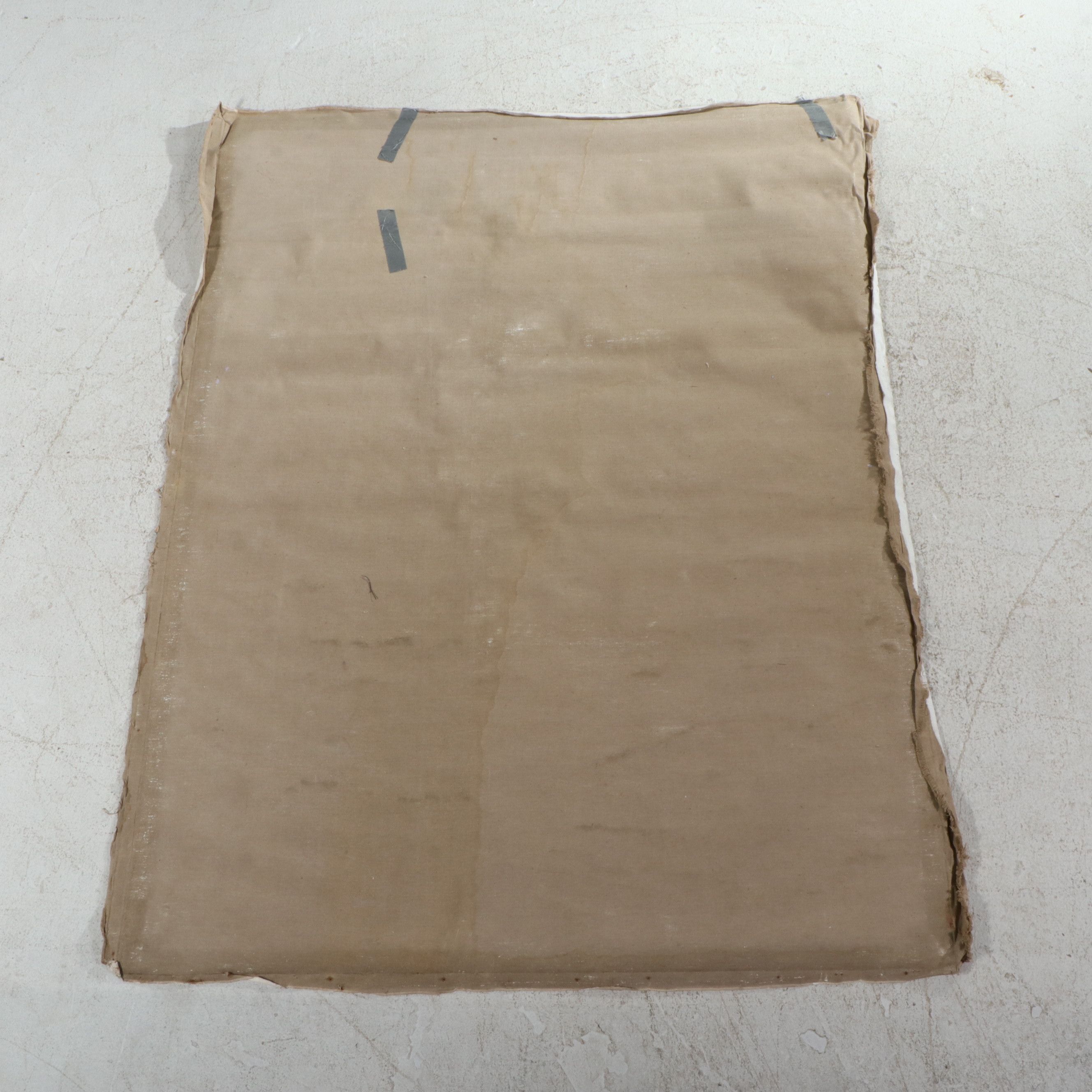 Howard Storm Monumental Acrylic Painting of Wood Structure, Late 20th Century