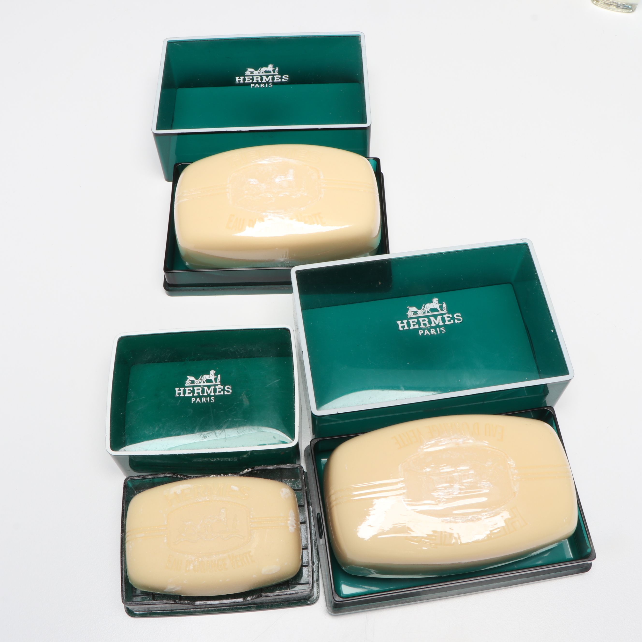 Limoges France Cobalt Perfume Bottles with Hermès and More Soaps and Accessories