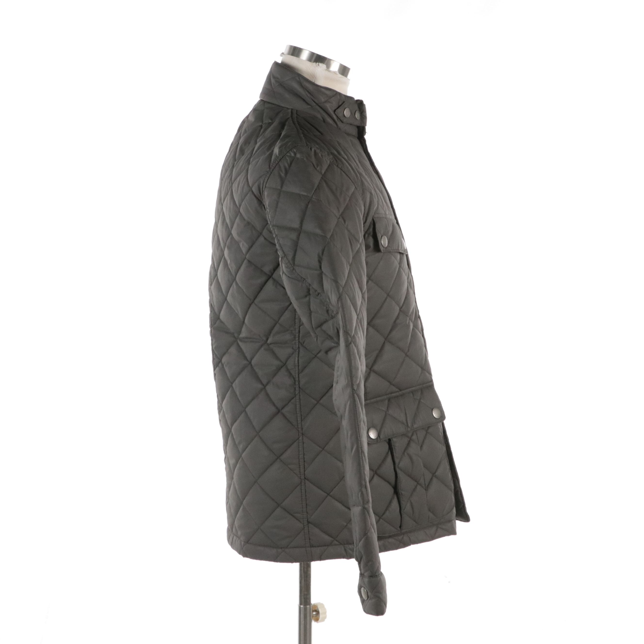 Men's Barbour Steve McQueen Collection Quilted Snap and Zip Front Jacket