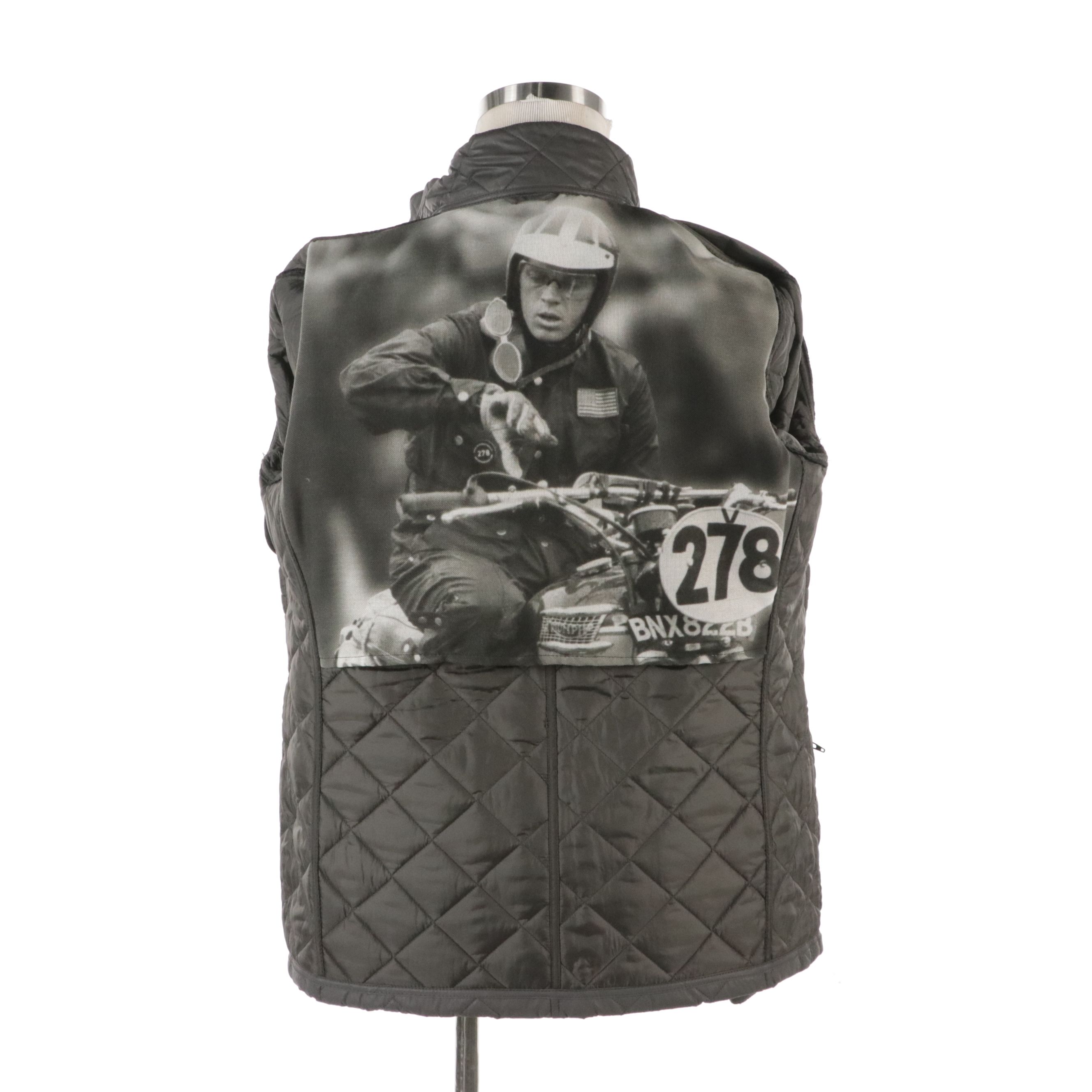 Men's Barbour Steve McQueen Collection Quilted Snap and Zip Front Jacket